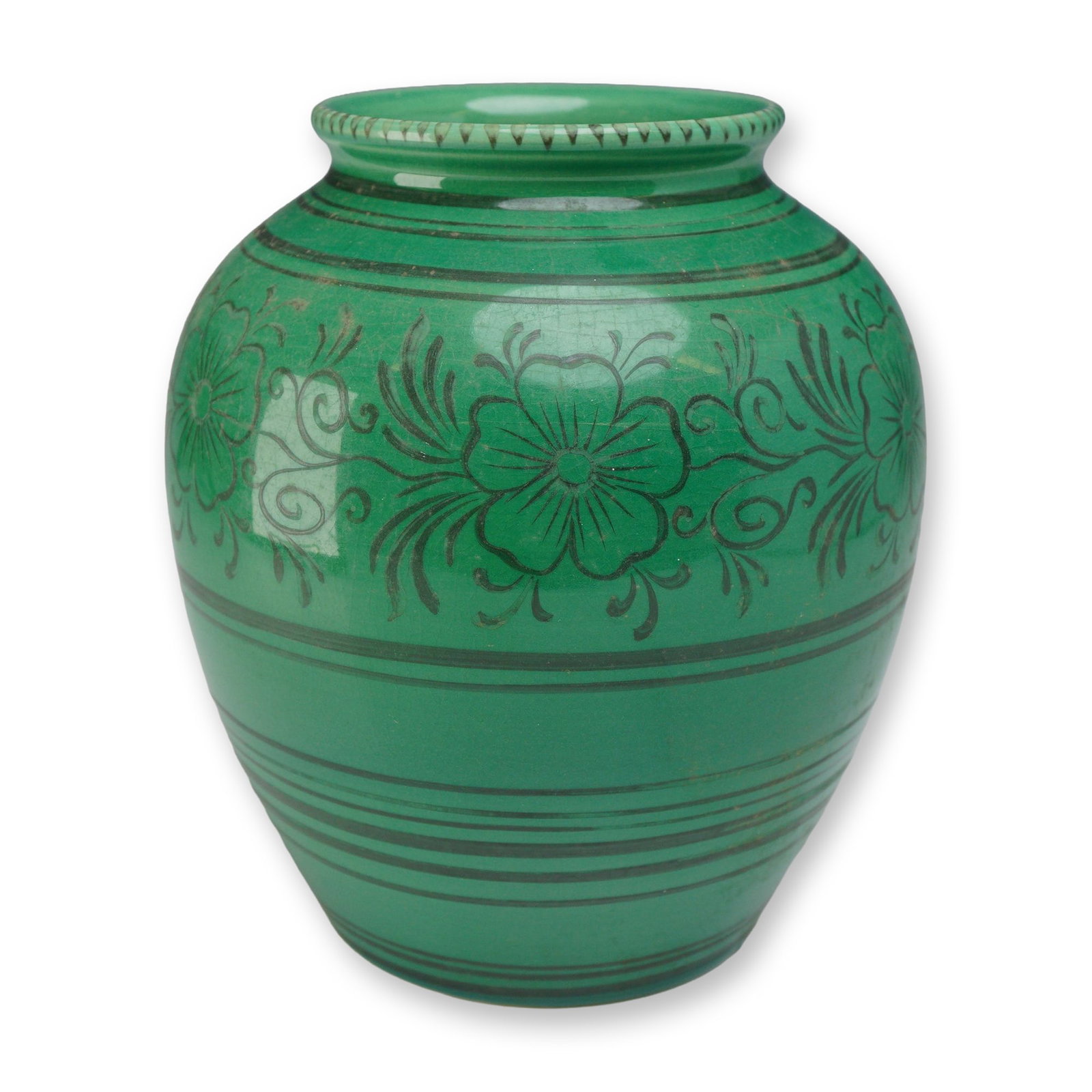 Wedgwood Green Glazed Vase (1 of 3)
