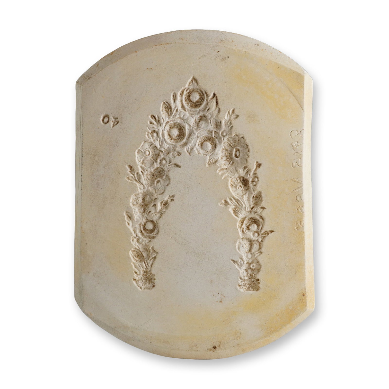 Wedgwood Ceramic Intaglio Sprig Mold with Floral Garland Design (1 of 5)