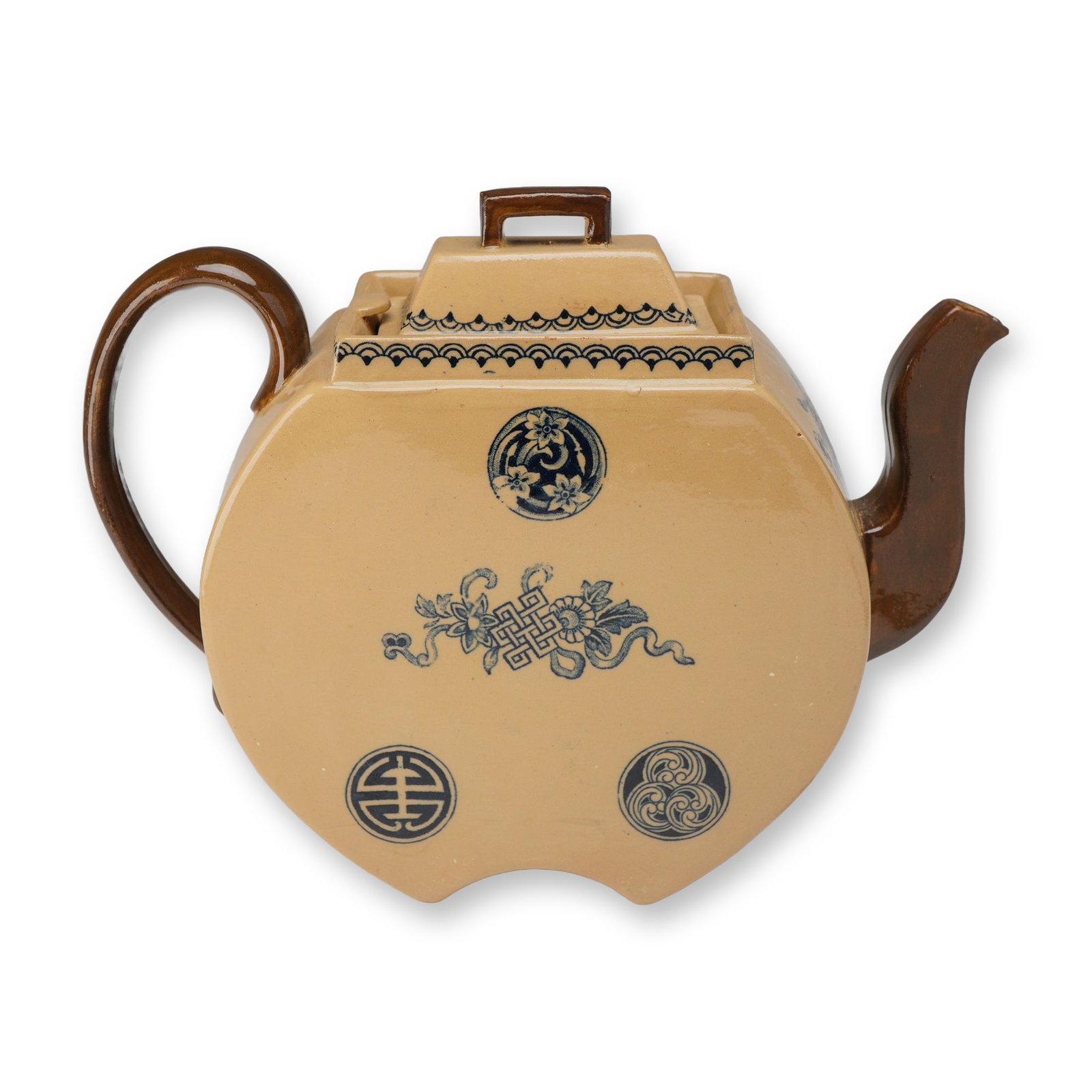 Wedgwood Aesthetic Movement Asian Style Moon Flask Teapot (1 of 3)