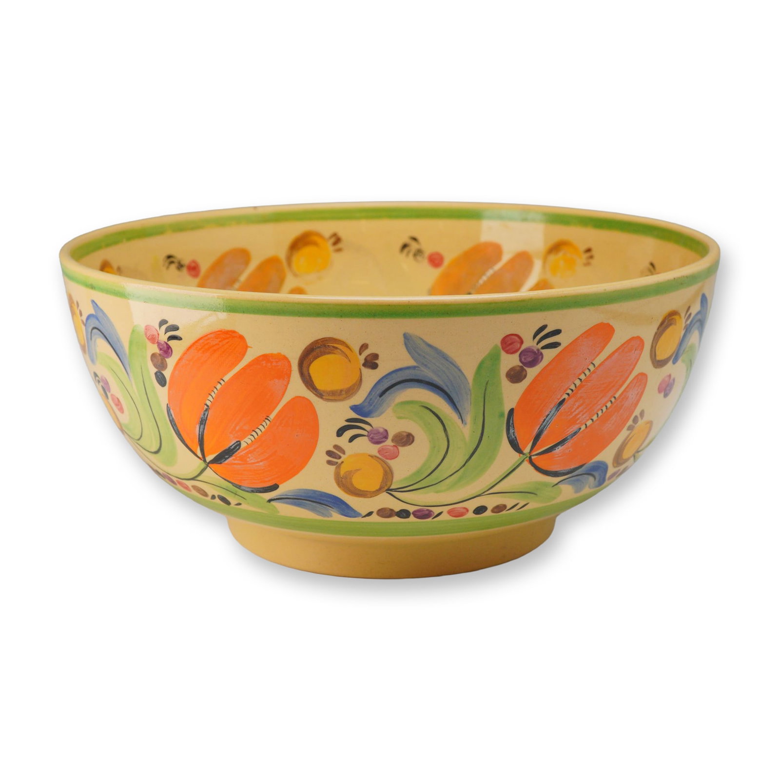 Millie Taplin for Wedgwood Art Deco Hand Painted Floral Bowl (1 of 3)