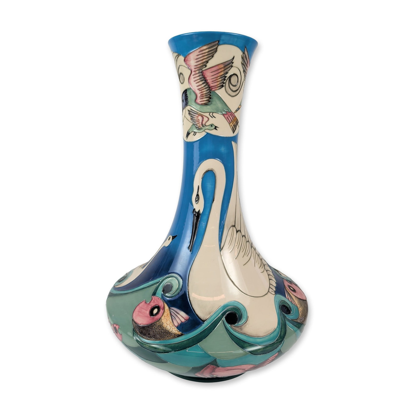 Moorcroft Pottery by Beverley Wilkes Prestige Vase, Odyssey (1 of 4)