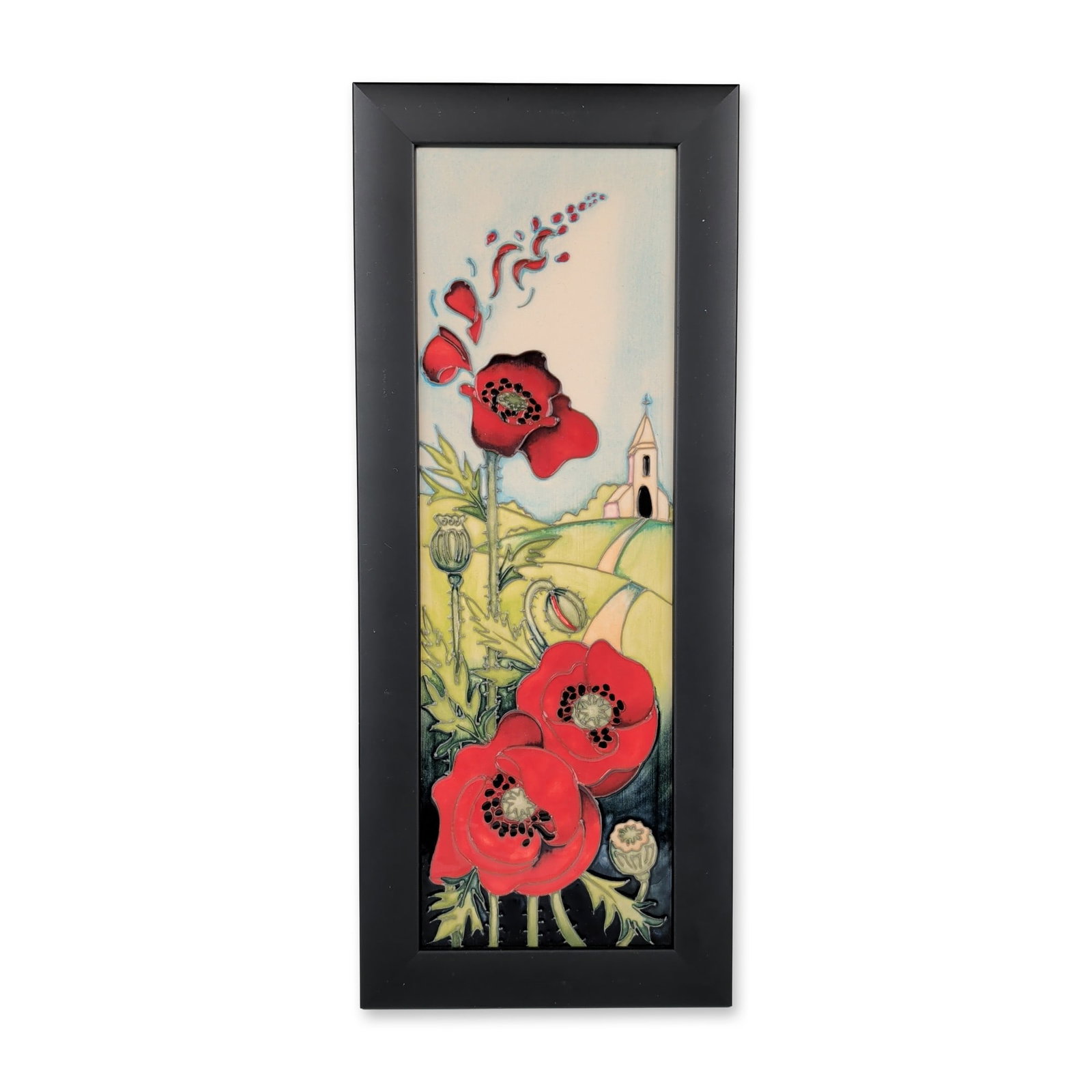 Moorcroft Pottery by Nicola Slaney Framed Tile, Gates of Heaven (1 of 5)