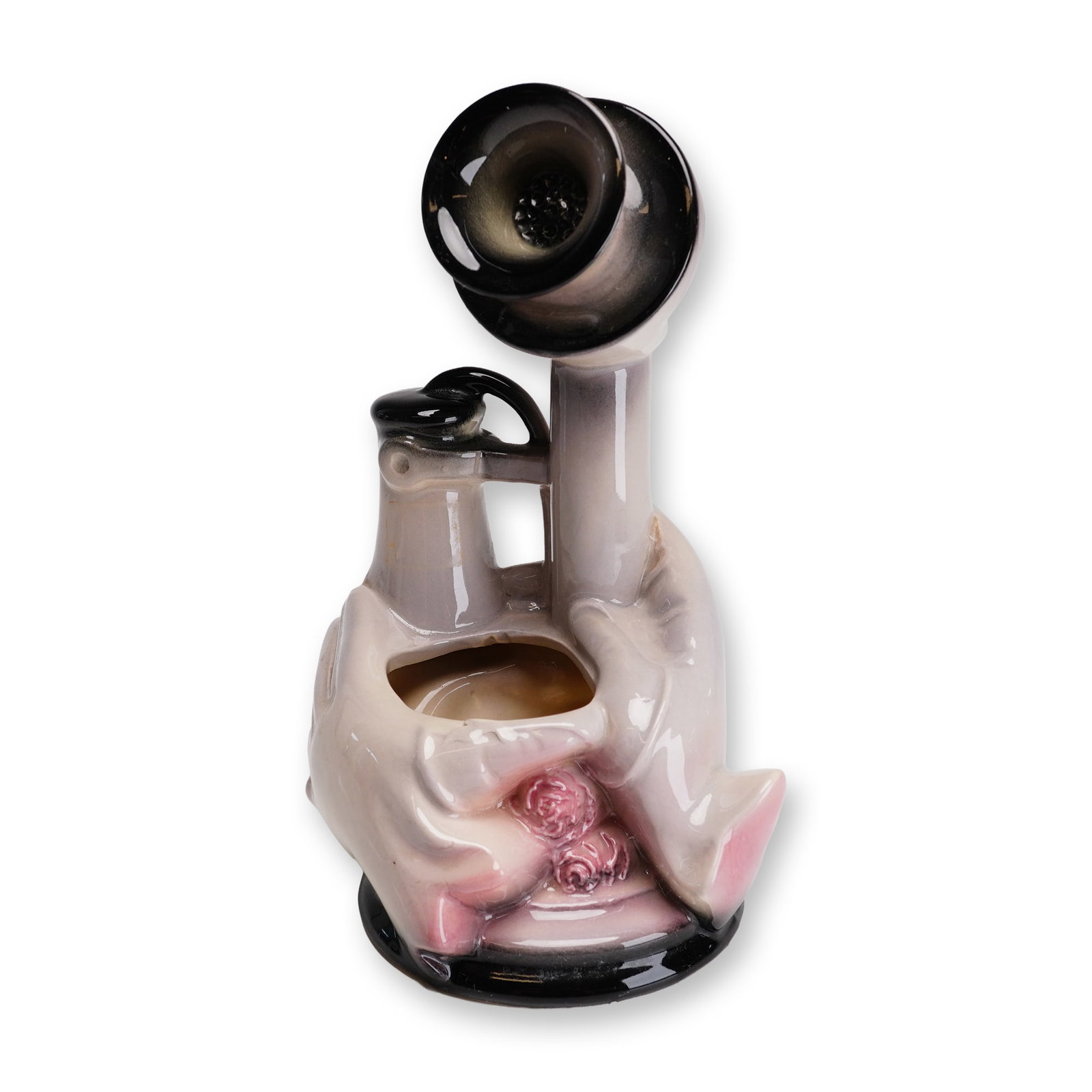 Hull Pottery Telephone Novelty Planter (1 of 3)