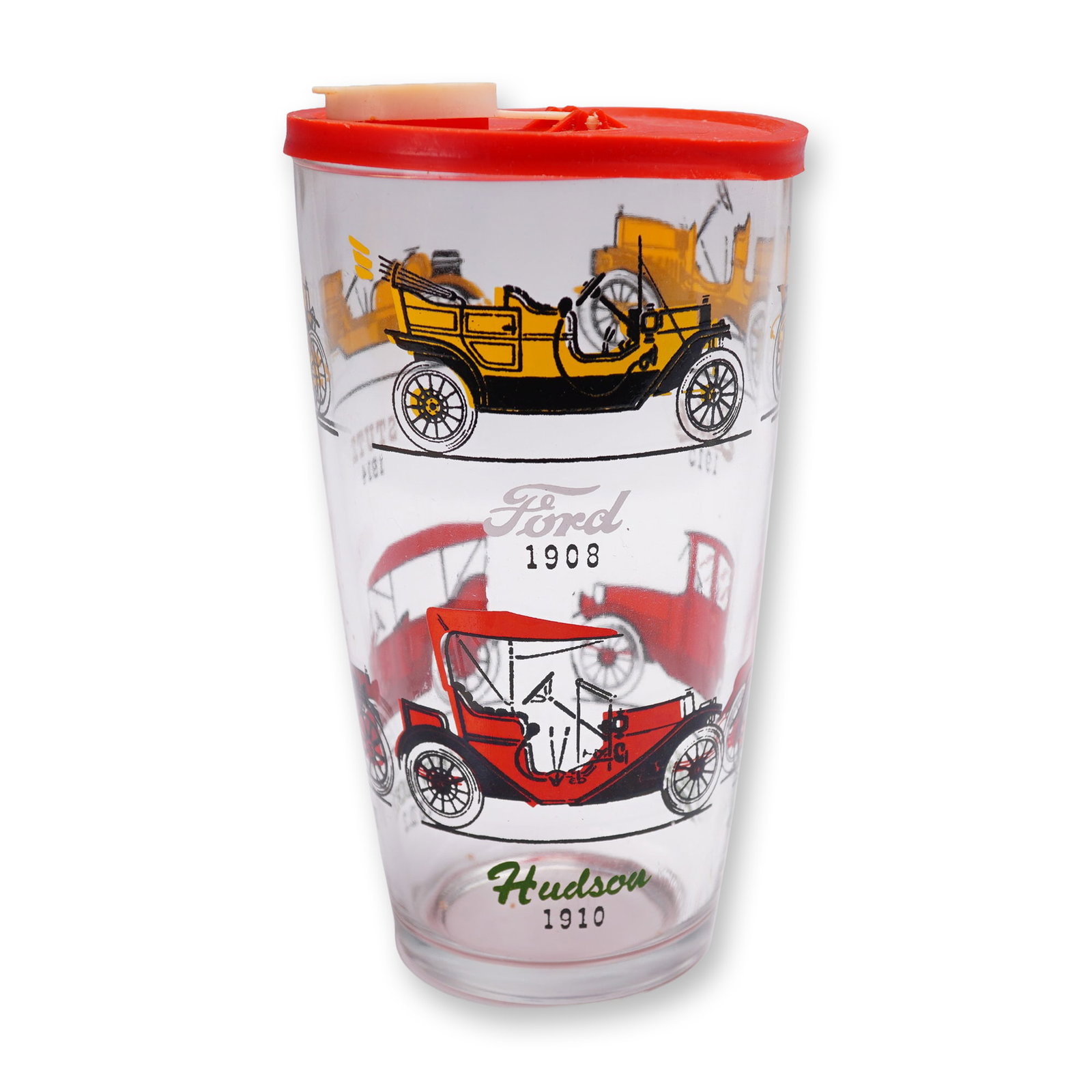 2pc Anchor Hocking Classic Cars Glass with Lid (1 of 4)