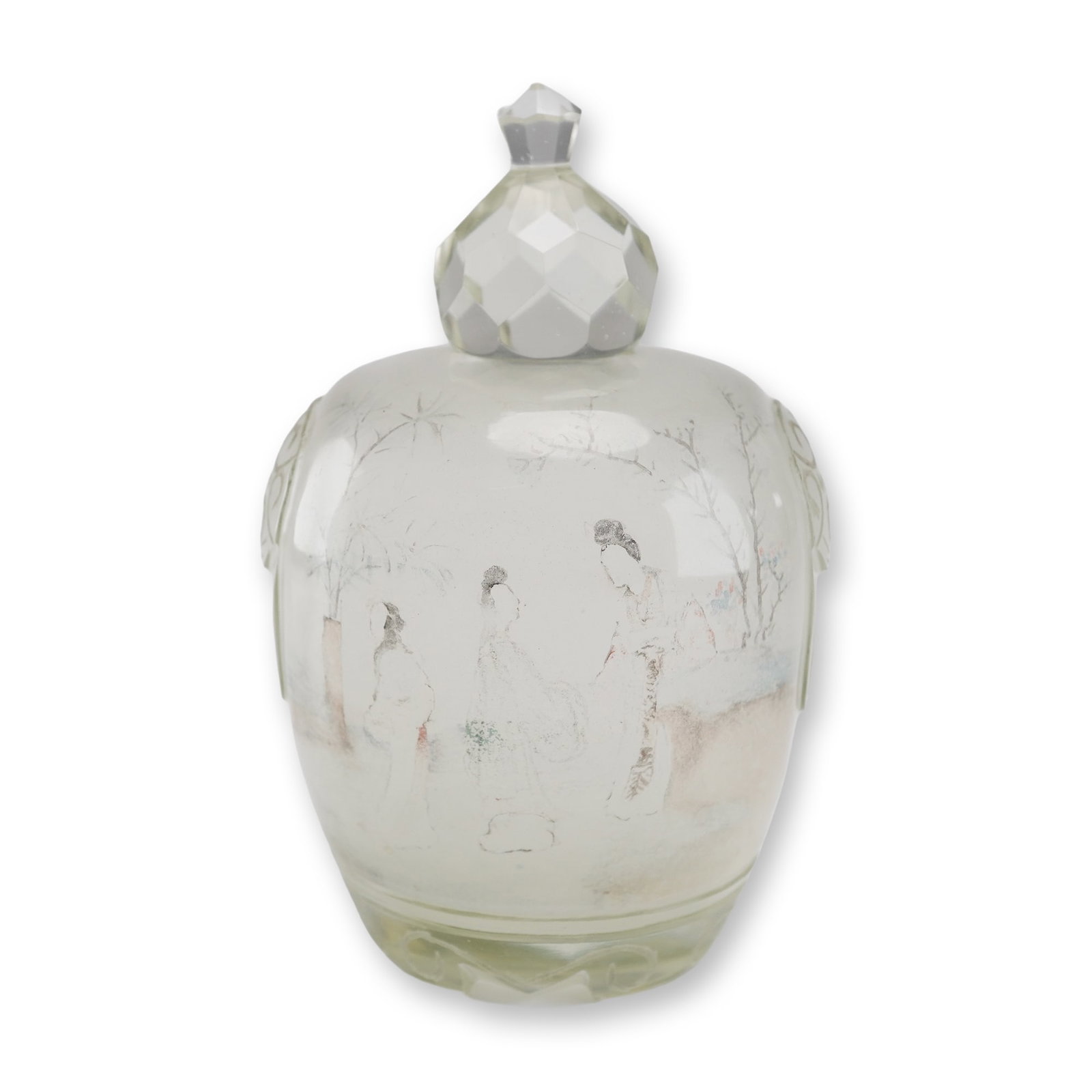 Chinese Reverse Painted Glass Snuff Bottle (1 of 4)