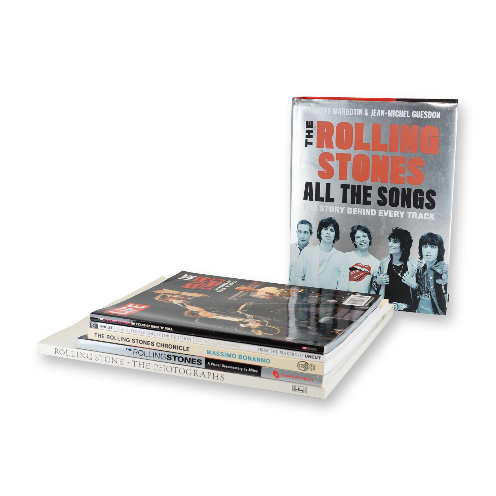 6pc Collection of Rolling Stones Hardcover and Softcover Books and Magazines (1 of 4)