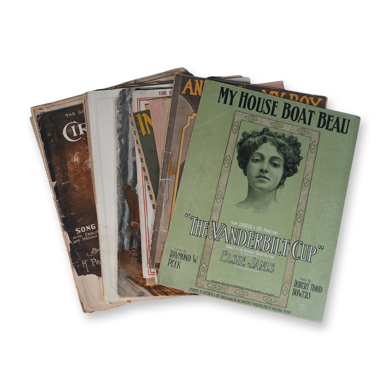 10pc Early 20th Century Antique Sheet Music Collection (1 of 4)