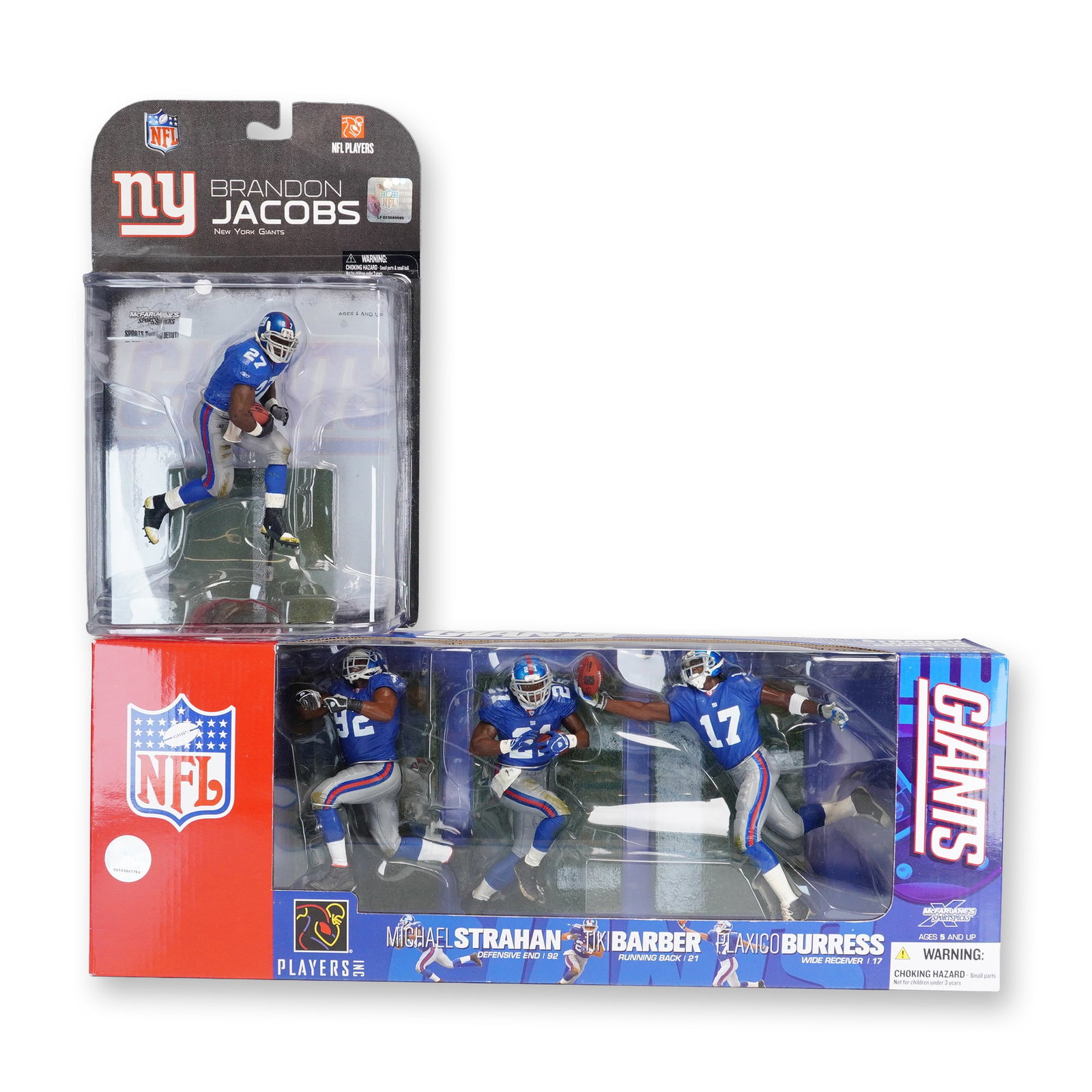 2pc McFarlane Toys NFL Sports Picks New York Giants Action Figure Sets (1 of 3)