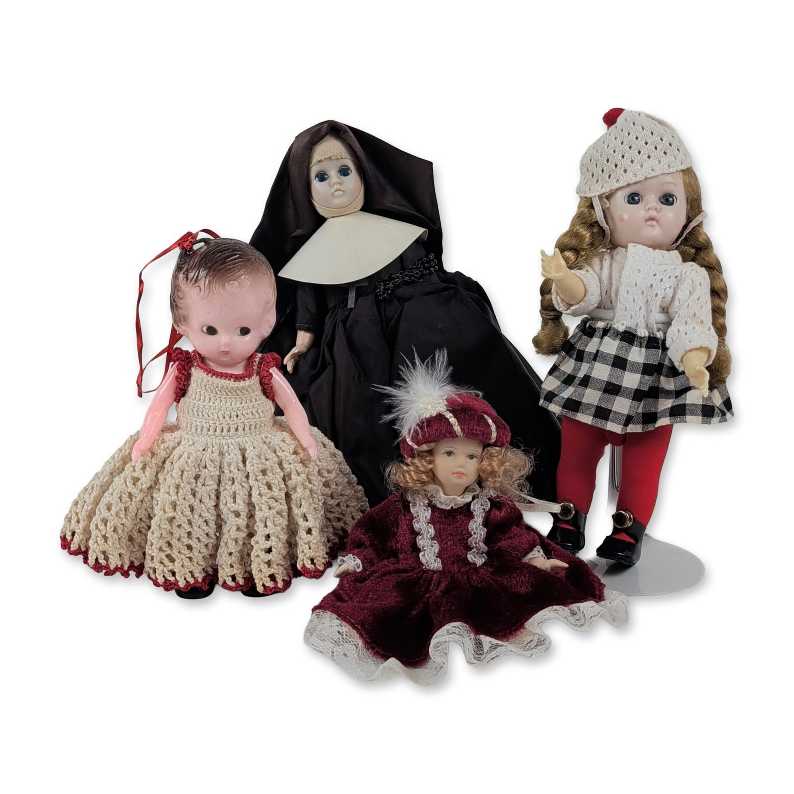 Group of Four Assorted Collector Dolls (1 of 4)