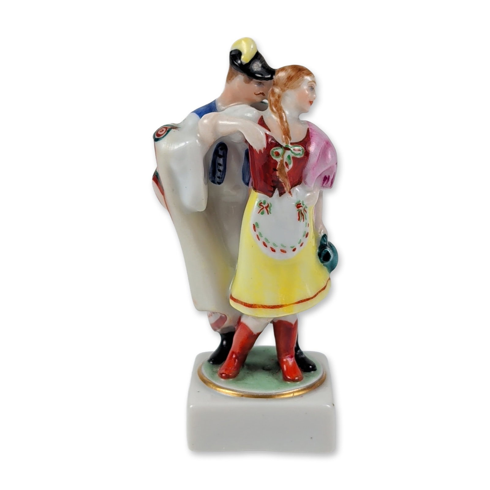 Herend Hungarian Folk Couple Porcelain Figurine (1 of 4)