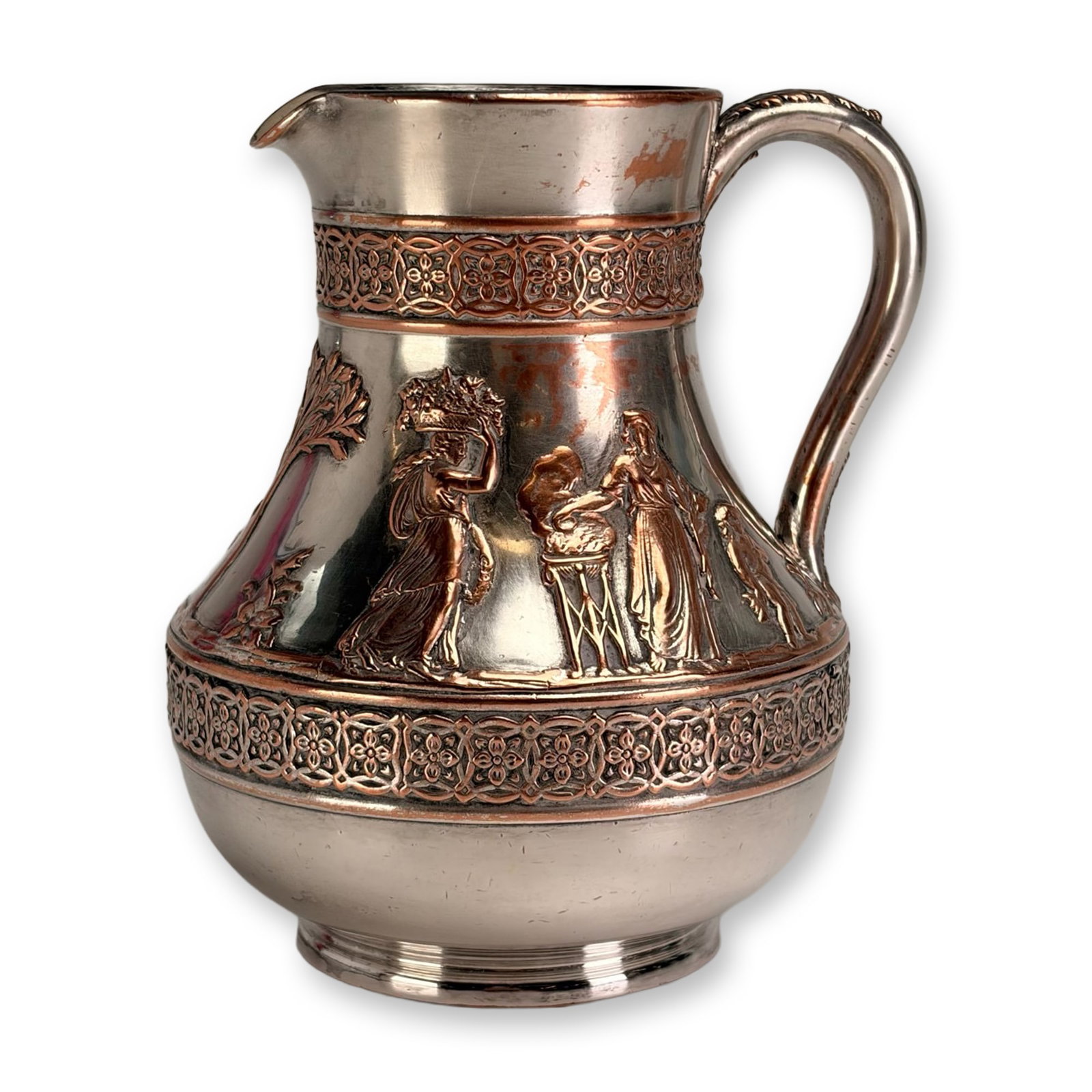 Wedgwood Silver Lusterware Neoclassical Pitcher (1 of 3)