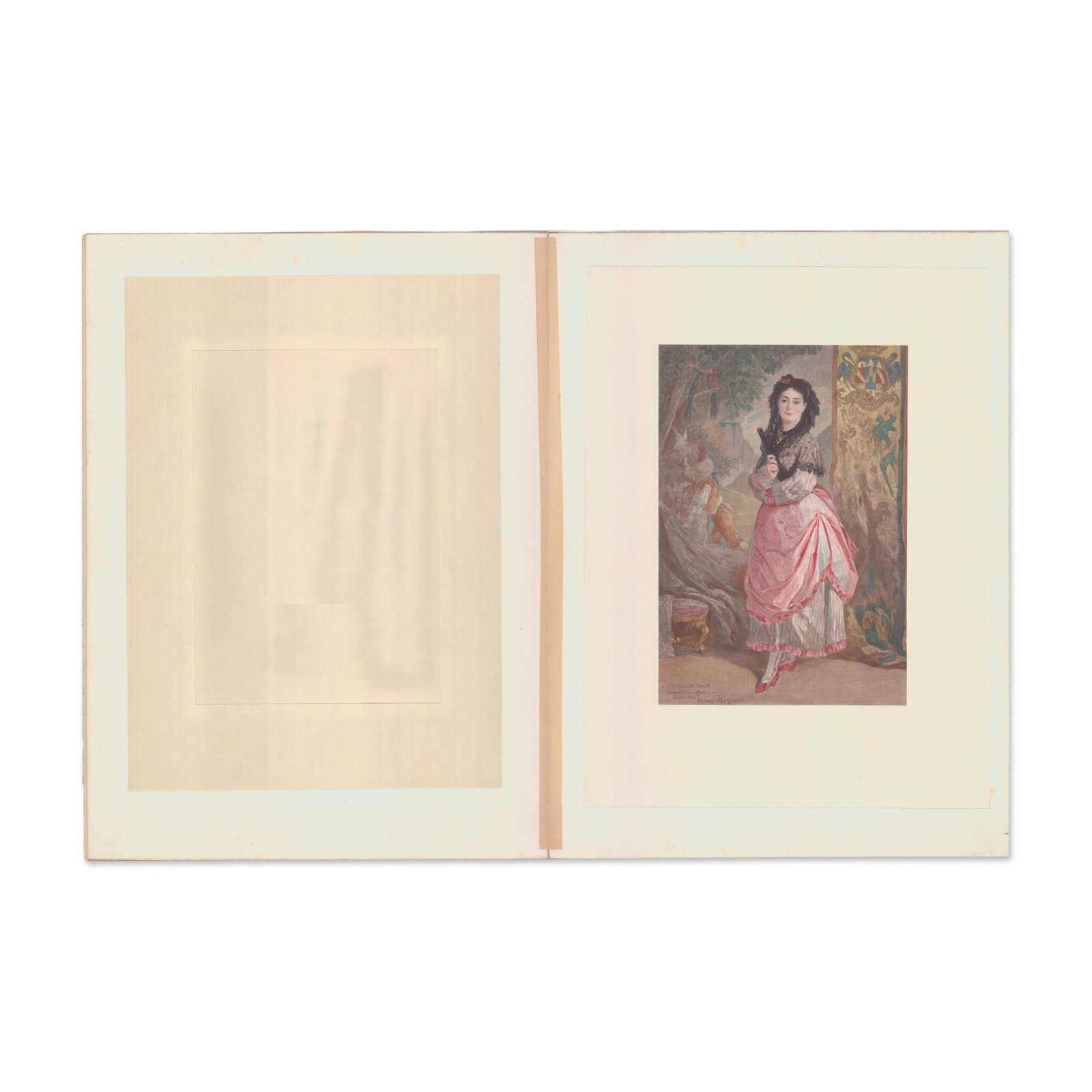 Henri Regnault Chromolithograph Portrait of Comtesse de Barck (1 of 1)