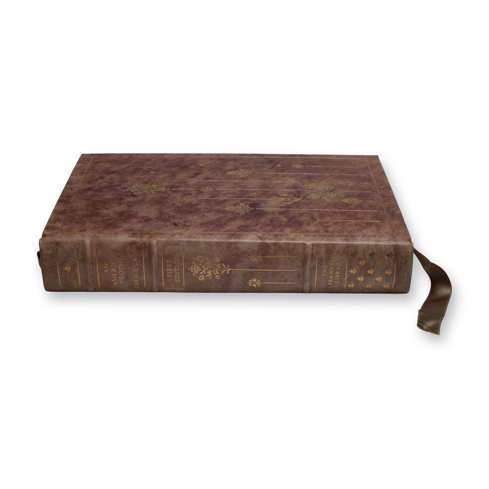 Gerald Green Franklin Library Hardcopy Book An American Prophet 1977 (1 of 3)