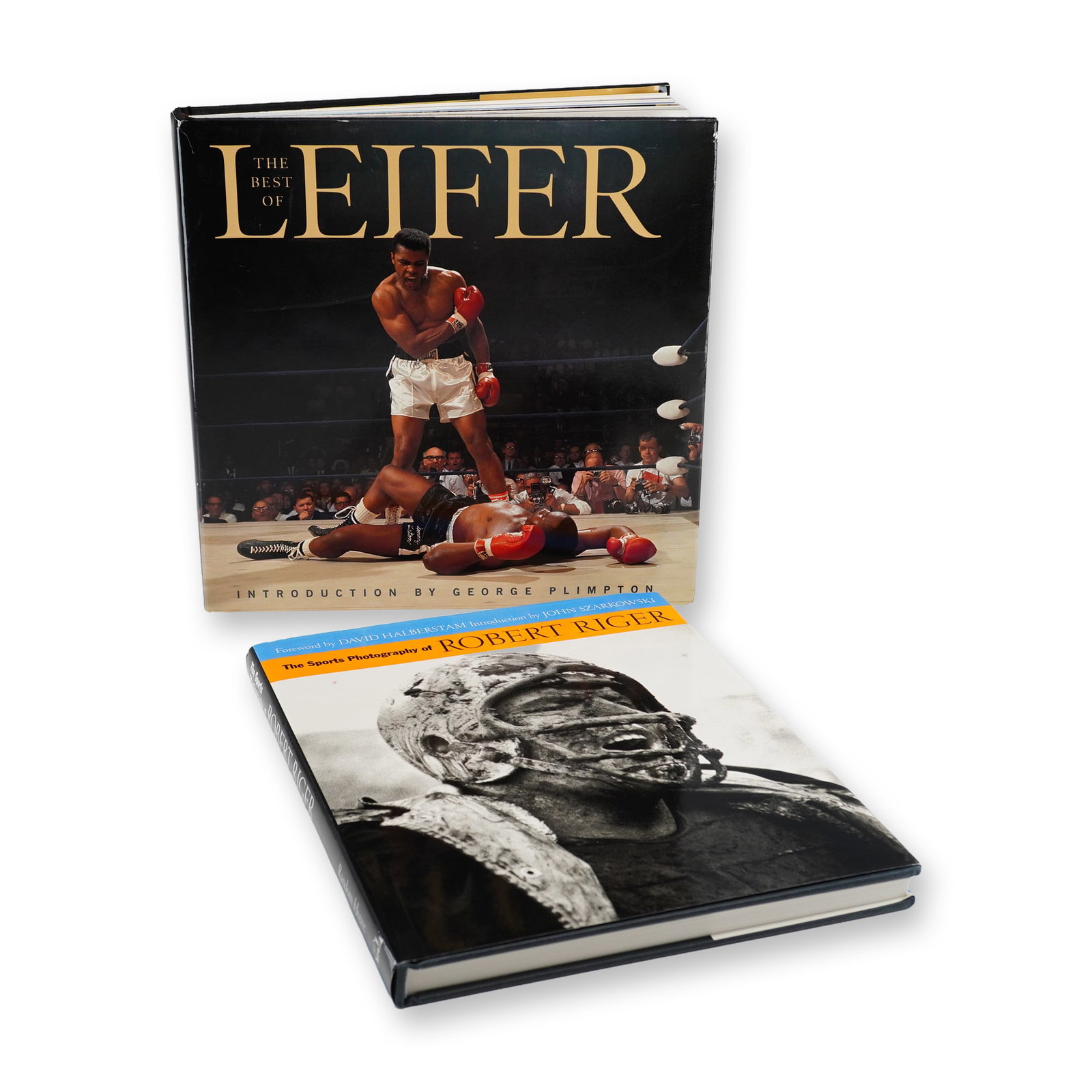 Leifer, Neil and Robert Riger. Two Hardcover Books on Sports Photography. 1995-2001. First Editions (1 of 5)