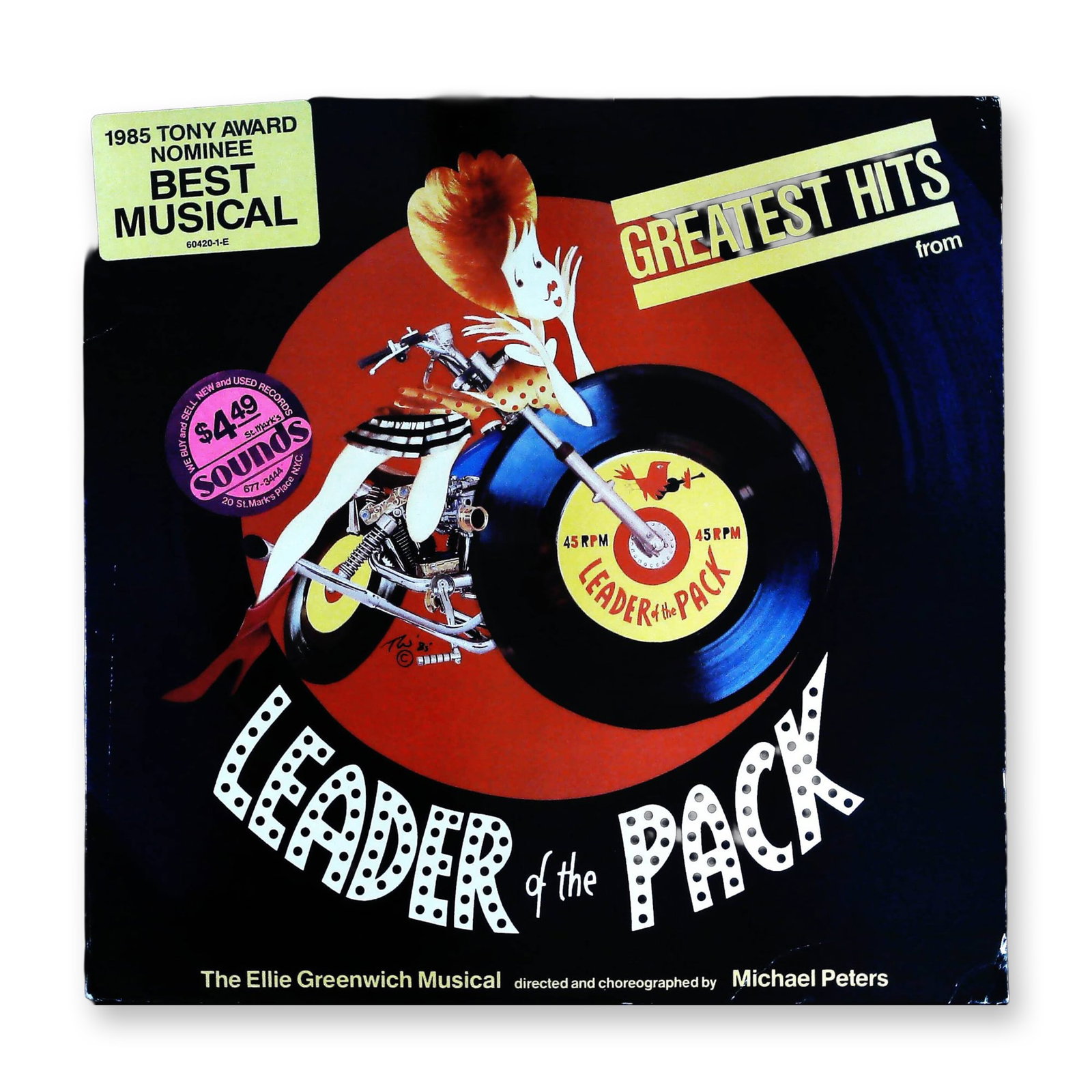 Leader of the Pack Original Broadway Cast Recording Promotional Vinyl LP (1 of 3)