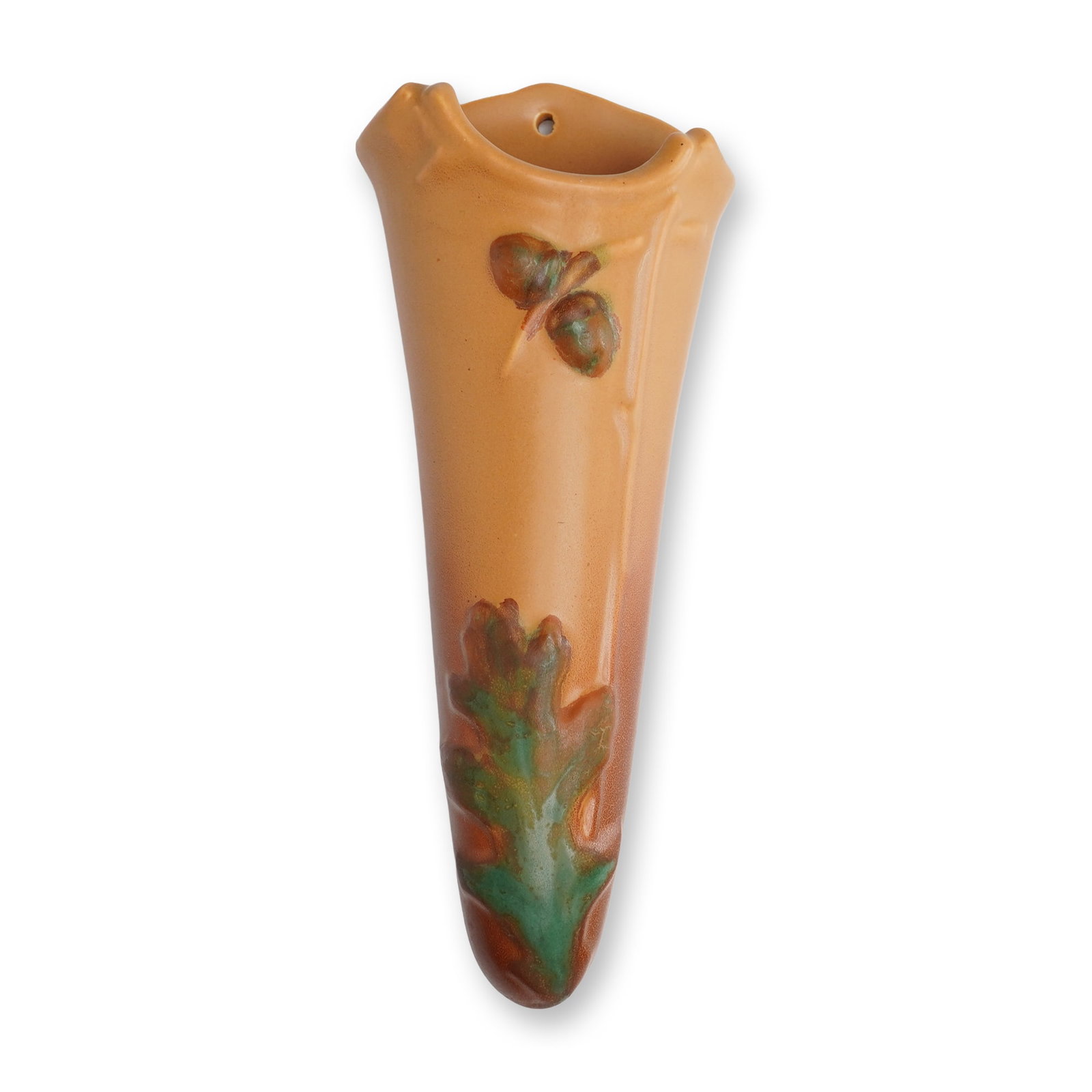 Weller Pottery Oak Leaf Wall Pocket (1 of 3)