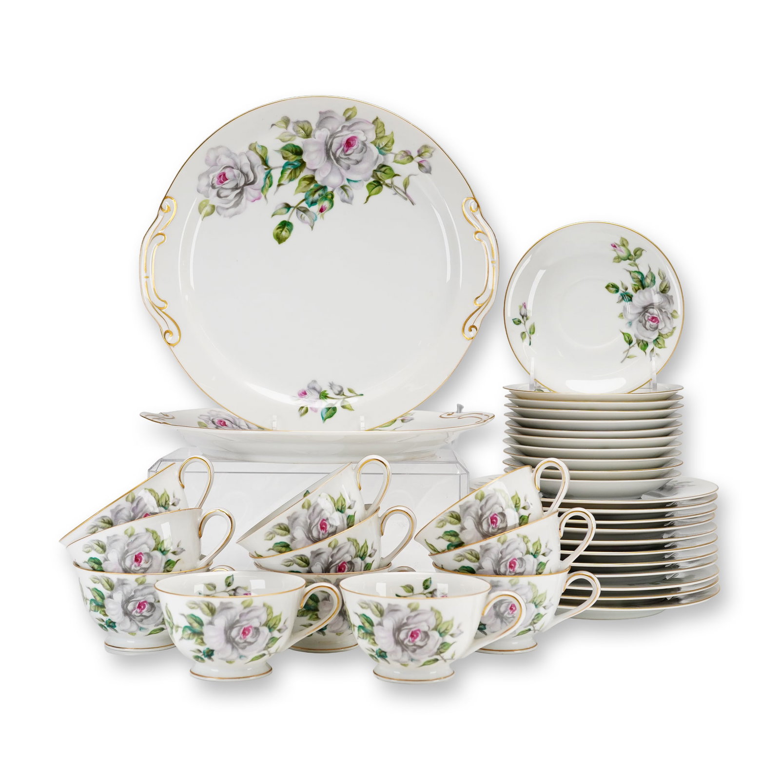35pc Made in Japan Craftsman China Porcelain Dessert Set (1 of 3)