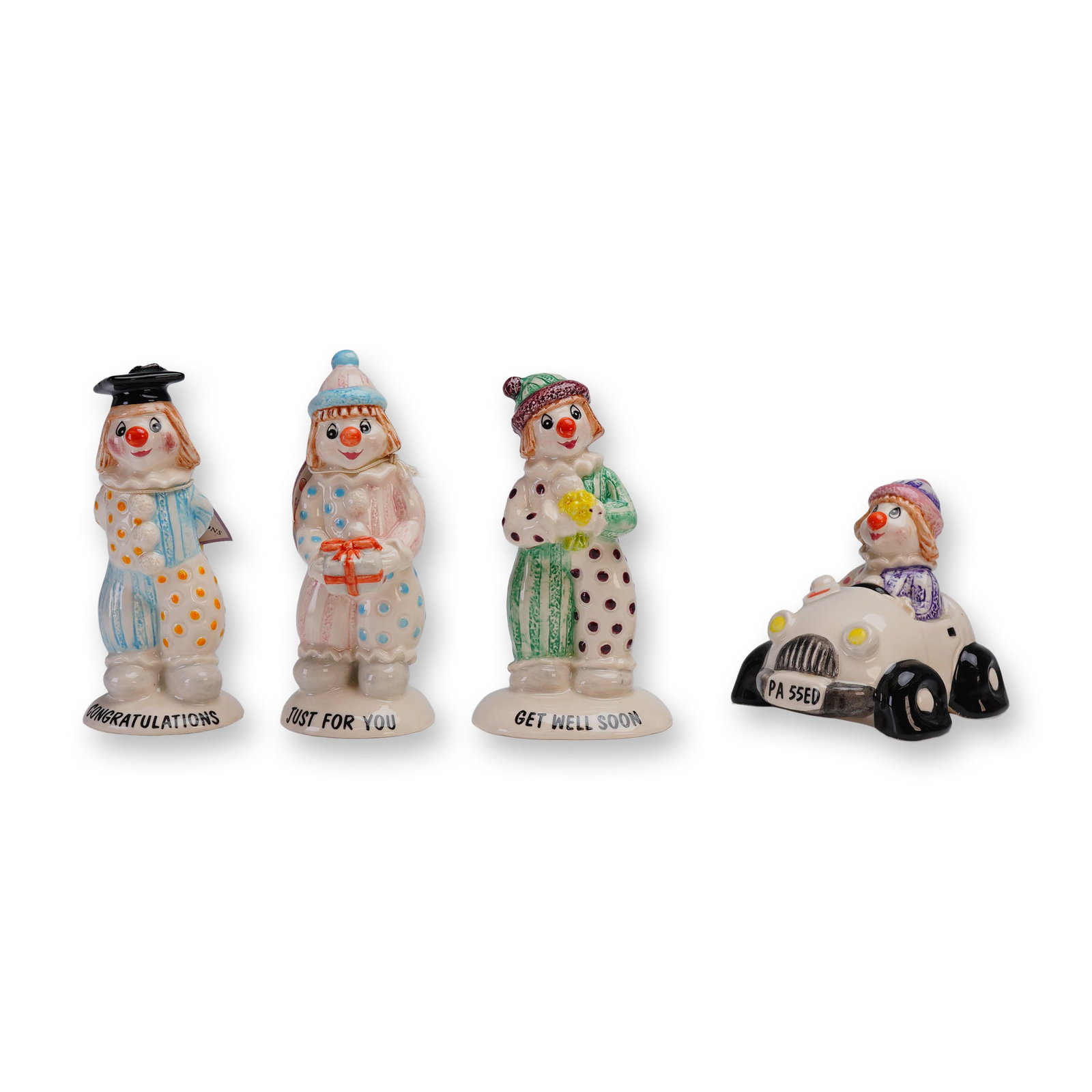 4pc Beswick Little Lovables Clown Figurines (1 of 3)