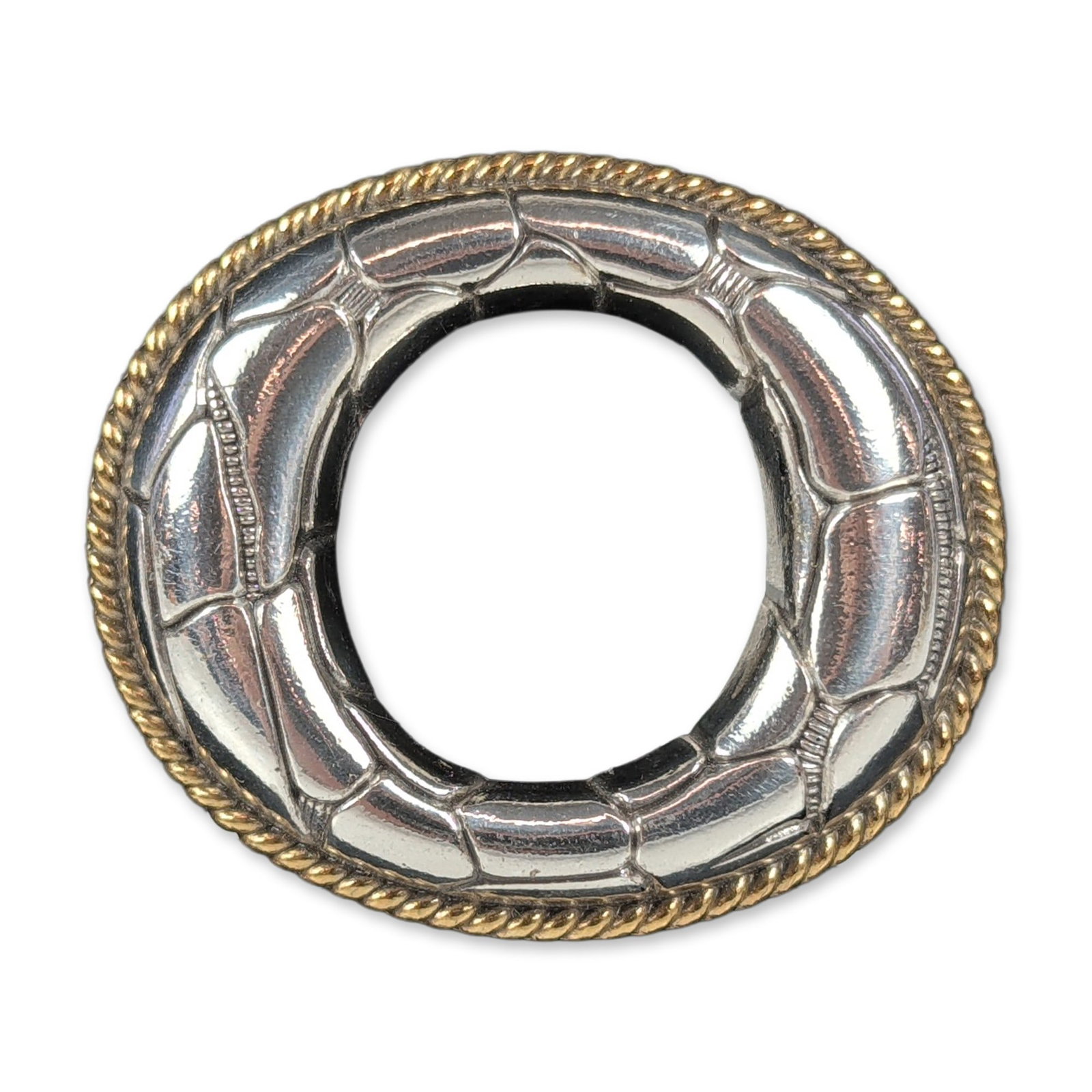 Terry Stack Two-Tone Belt Buckle (1 of 4)