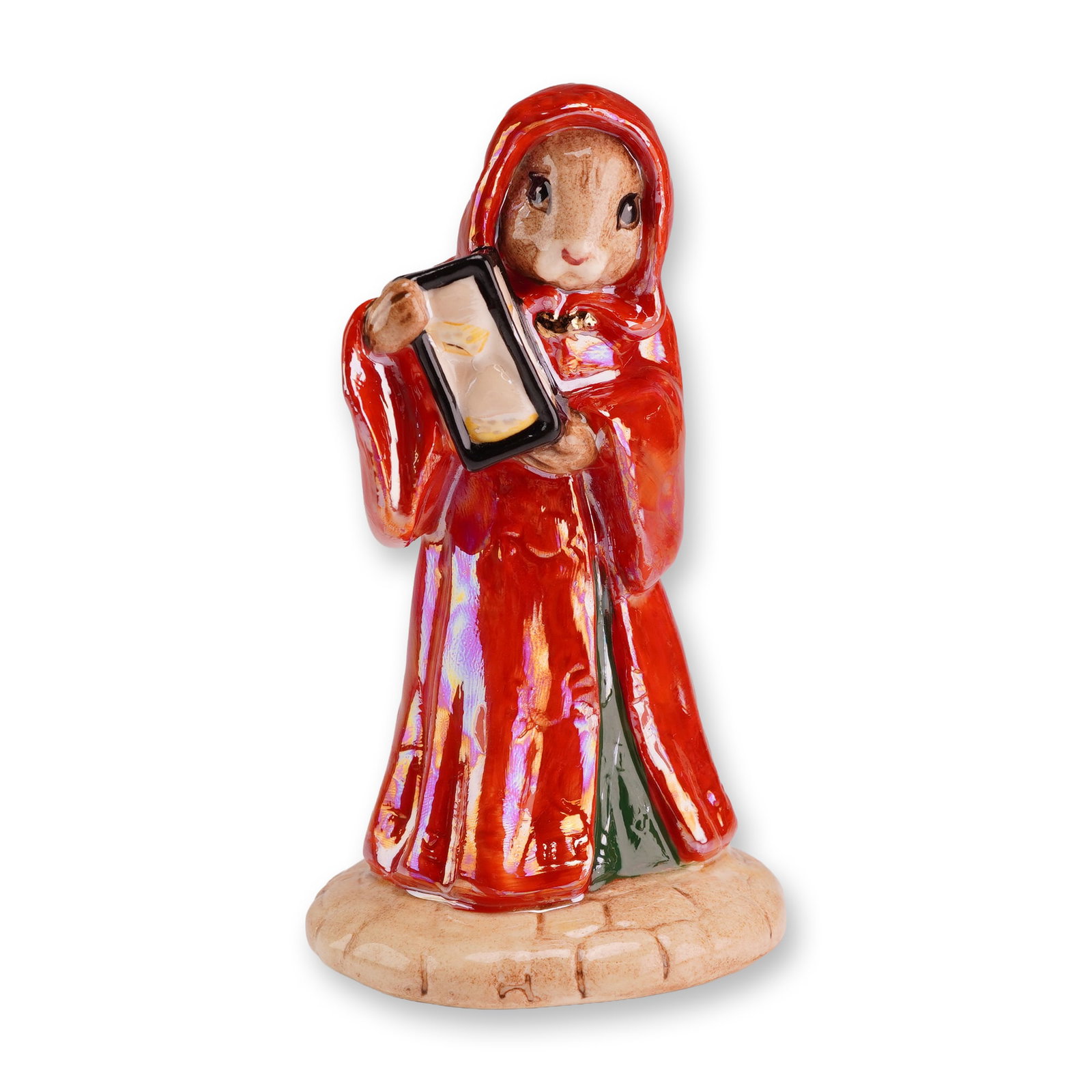 Royal Doulton Bunnykins Prototype Lustre Colorway Figurine, Sands of Time - No Ears (1 of 3)