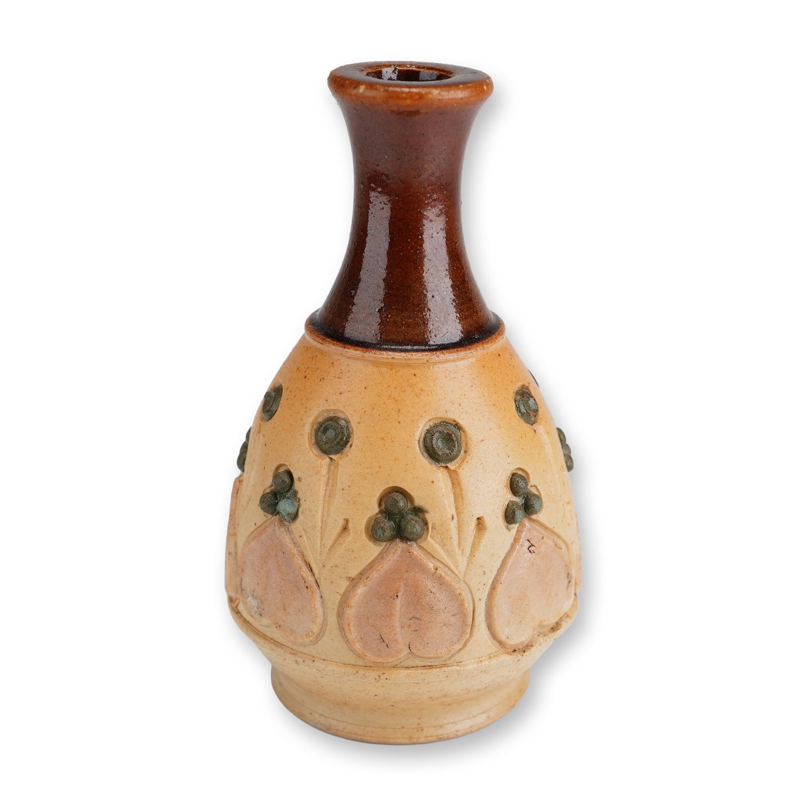 Royal Doulton Stoneware Art Nouveau Mini Vase (1 of 3)