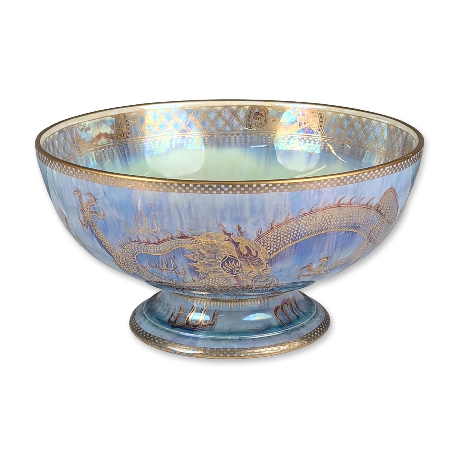 Wedgwood Fairyland Lustre Imperial Bowl, Celestial Dragon Z4829 (1 of 6)