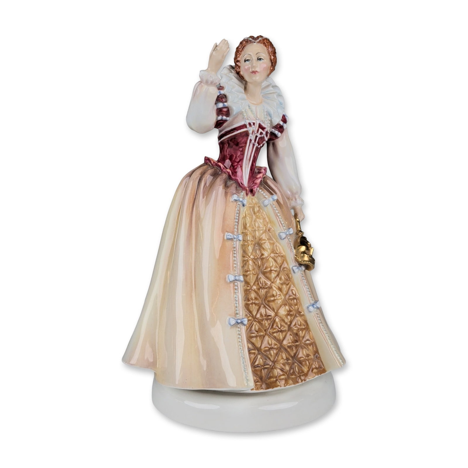 Royal Doulton Prototype Porcelain Figurine, Queen Elizabeth I HN3099 (1 of 4)