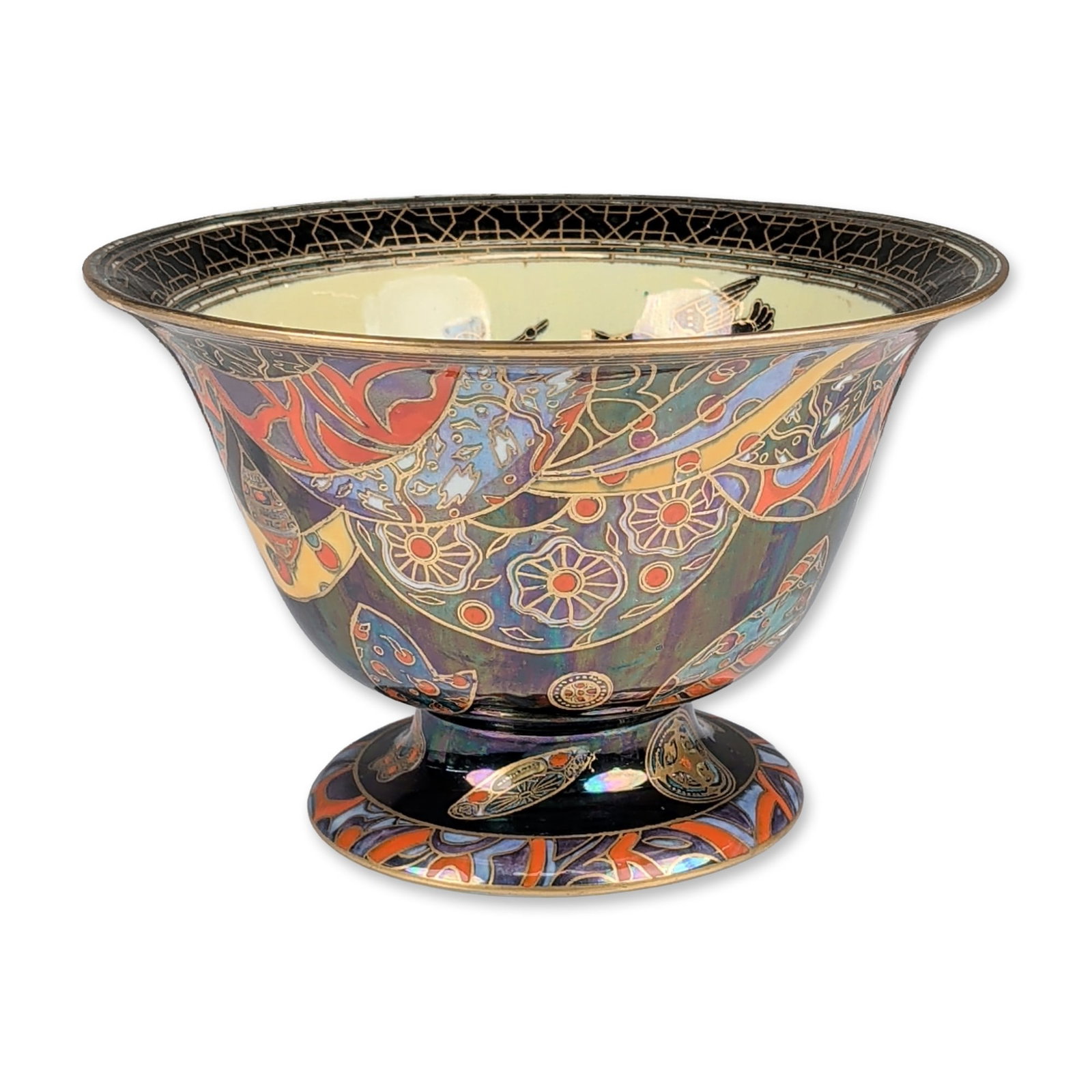 Wedgwood Fairyland Lustre Footed Bowl, Lahore Z5266 (1 of 5)
