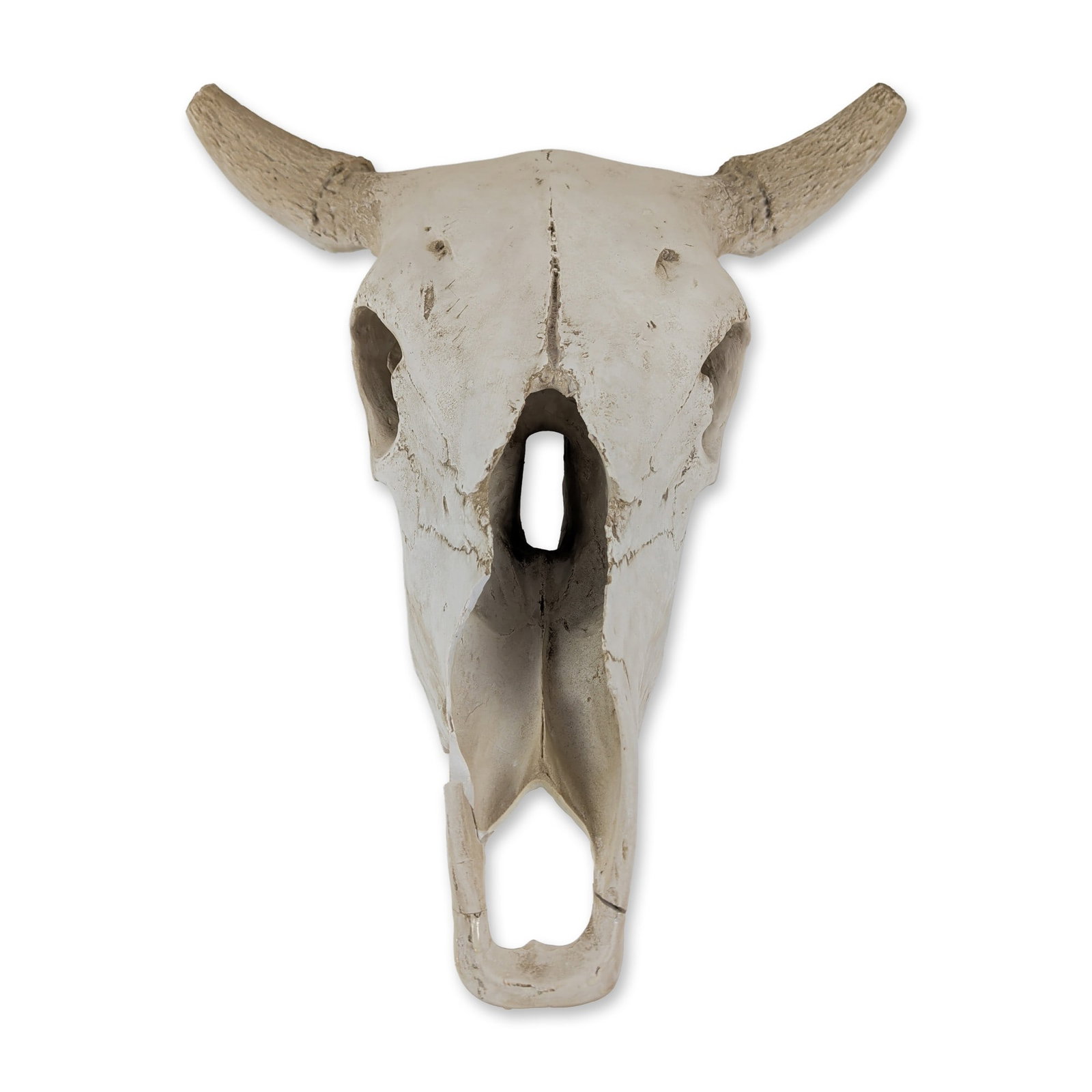 Faux Taxidermy Weathered Bison Skull Wall Decor ??" Rustic Resin Buffalo Mount (1 of 6)