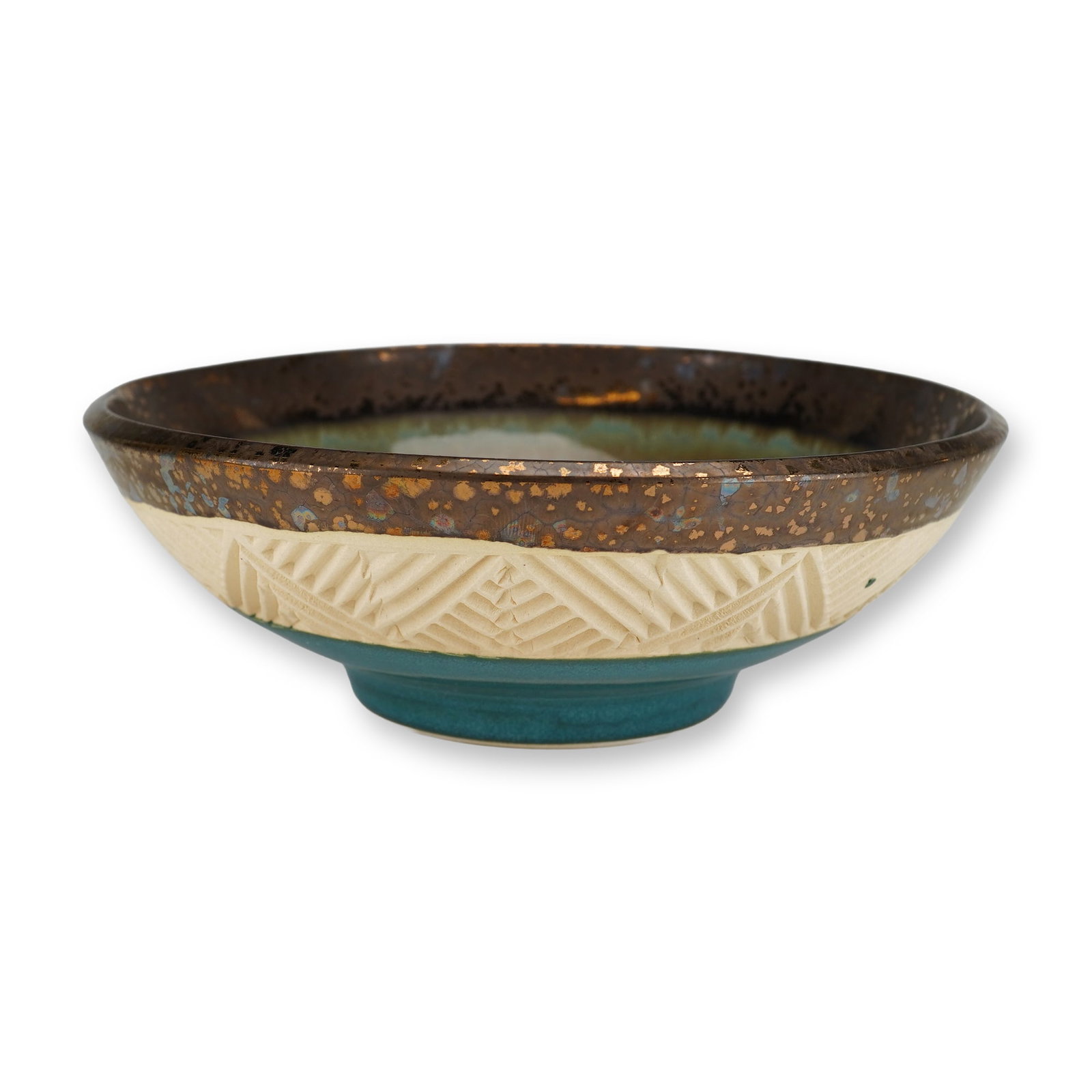 Knutzen Studio Pottery Stoneware Bowl (1 of 3)