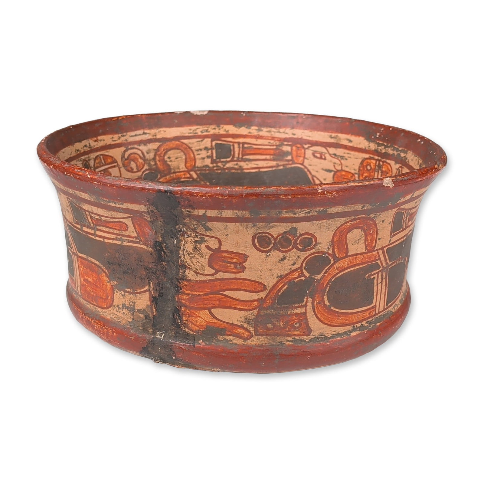 Pre-Columbian Polychrome Pottery Bowl (1 of 5)