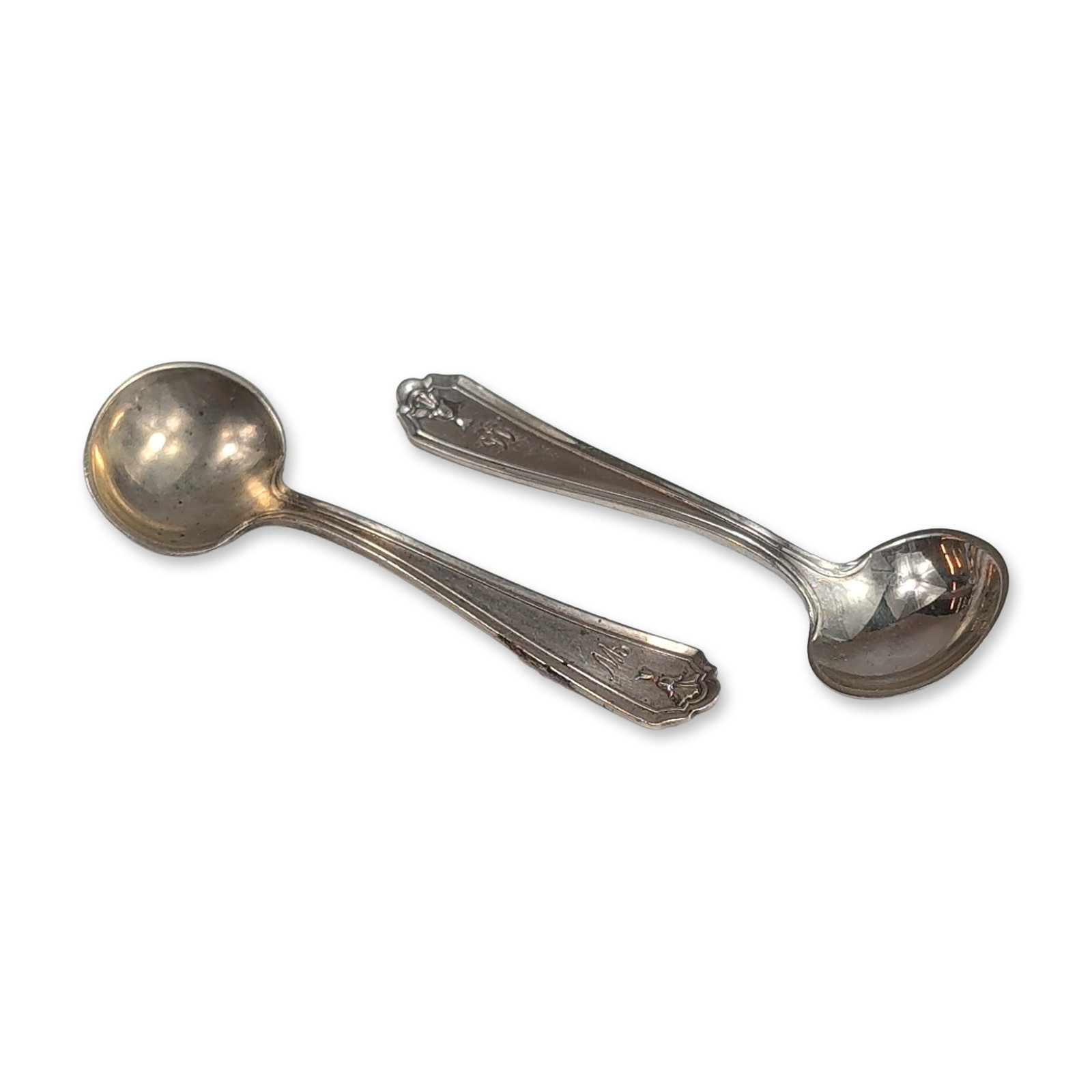 Pair of Watson Company Sterling Silver Salt Spoons (1 of 4)