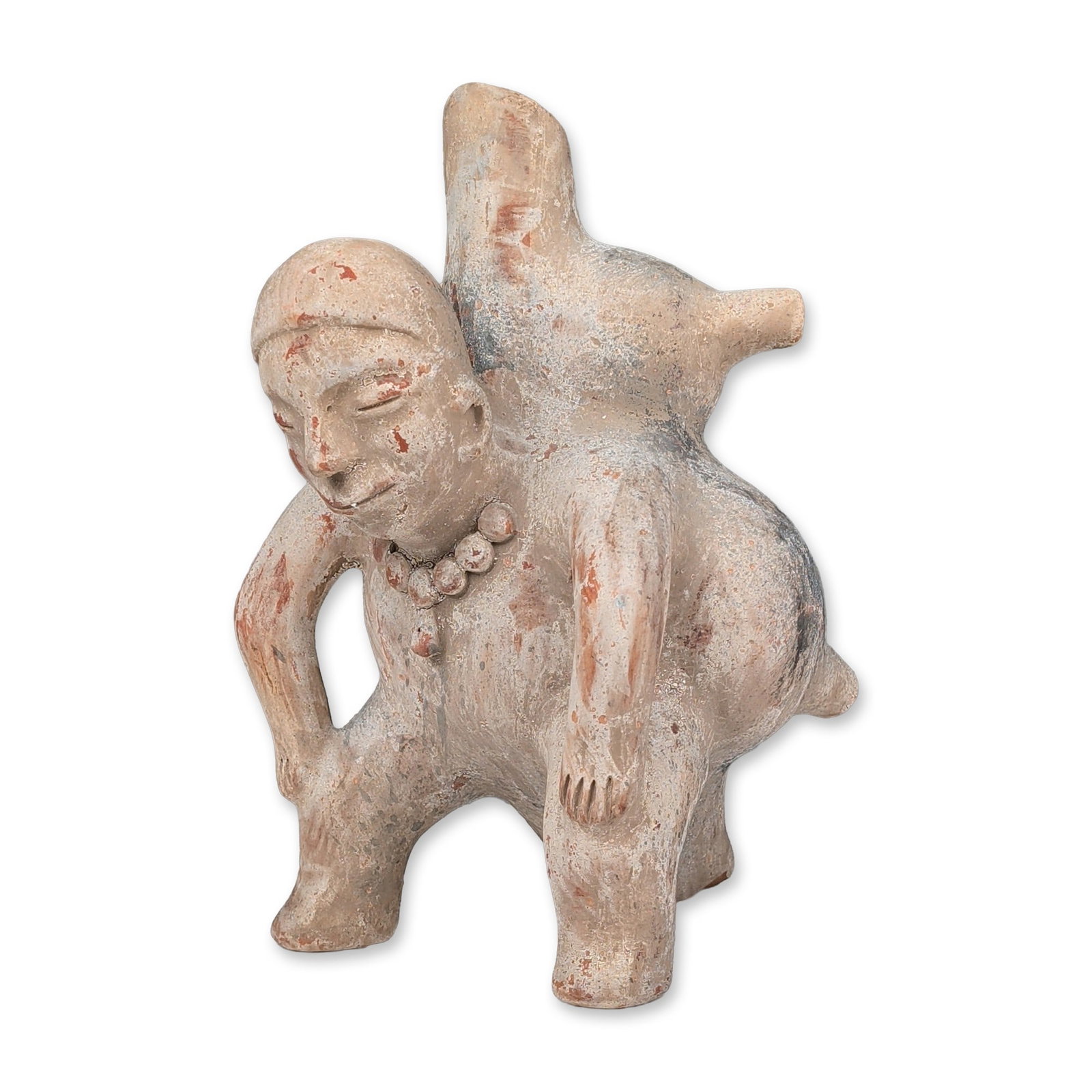 Pre-Columbian Pottery Effigy Vessel (1 of 7)