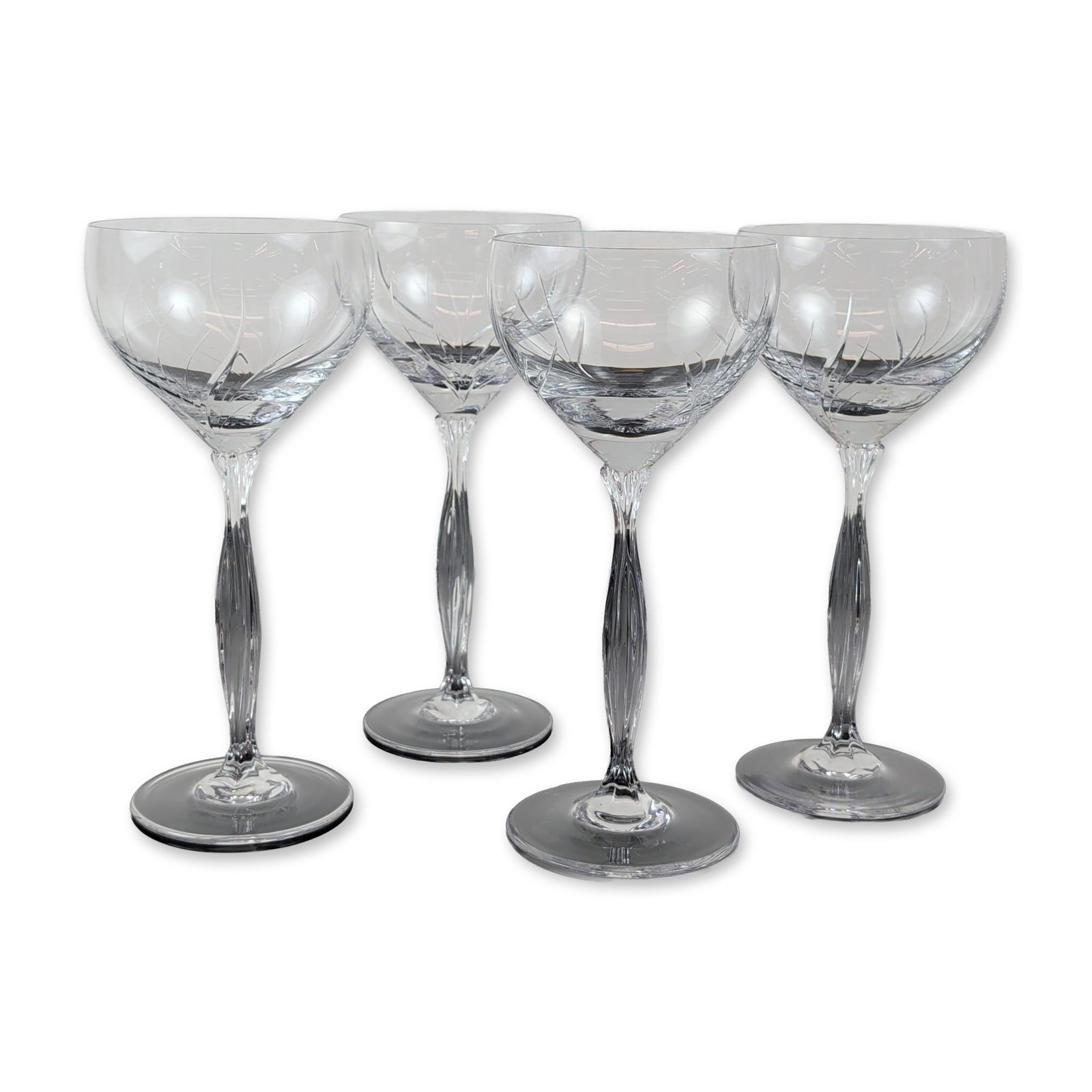 Set of Four Spiegelau Vesta Crystal Water Goblet (1 of 5)