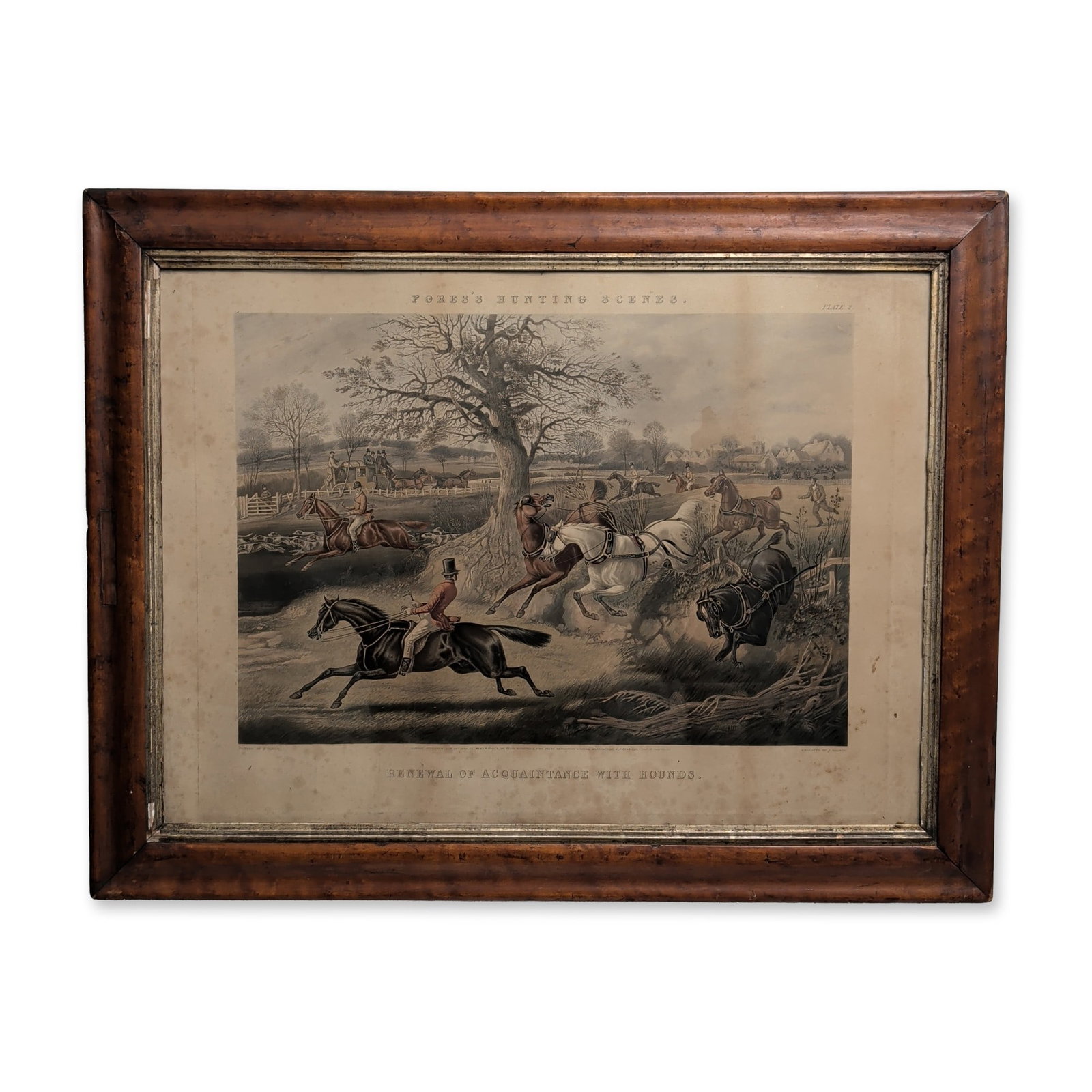 Henry Alken (British, 1785-1851), Renewal of Acquaintance with Hounds (1 of 7)