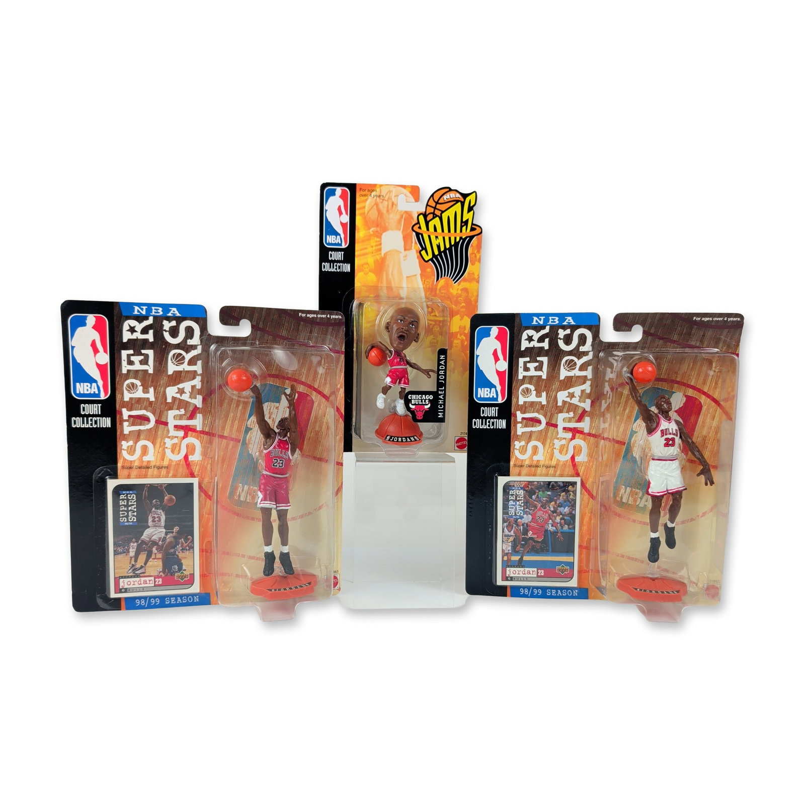 3pc Mattel Michael Jordan NBA Action Figures (1 of 6)