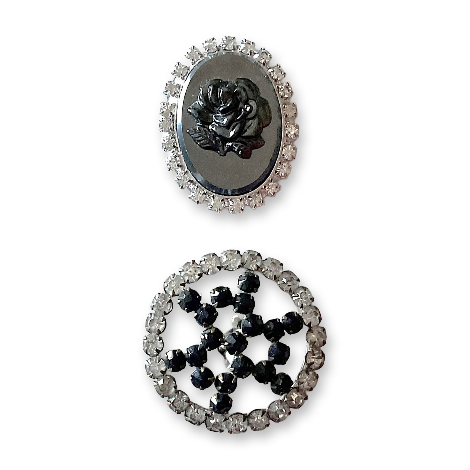 A small card of division one and three "Glitzy" buttons (1 of 4)