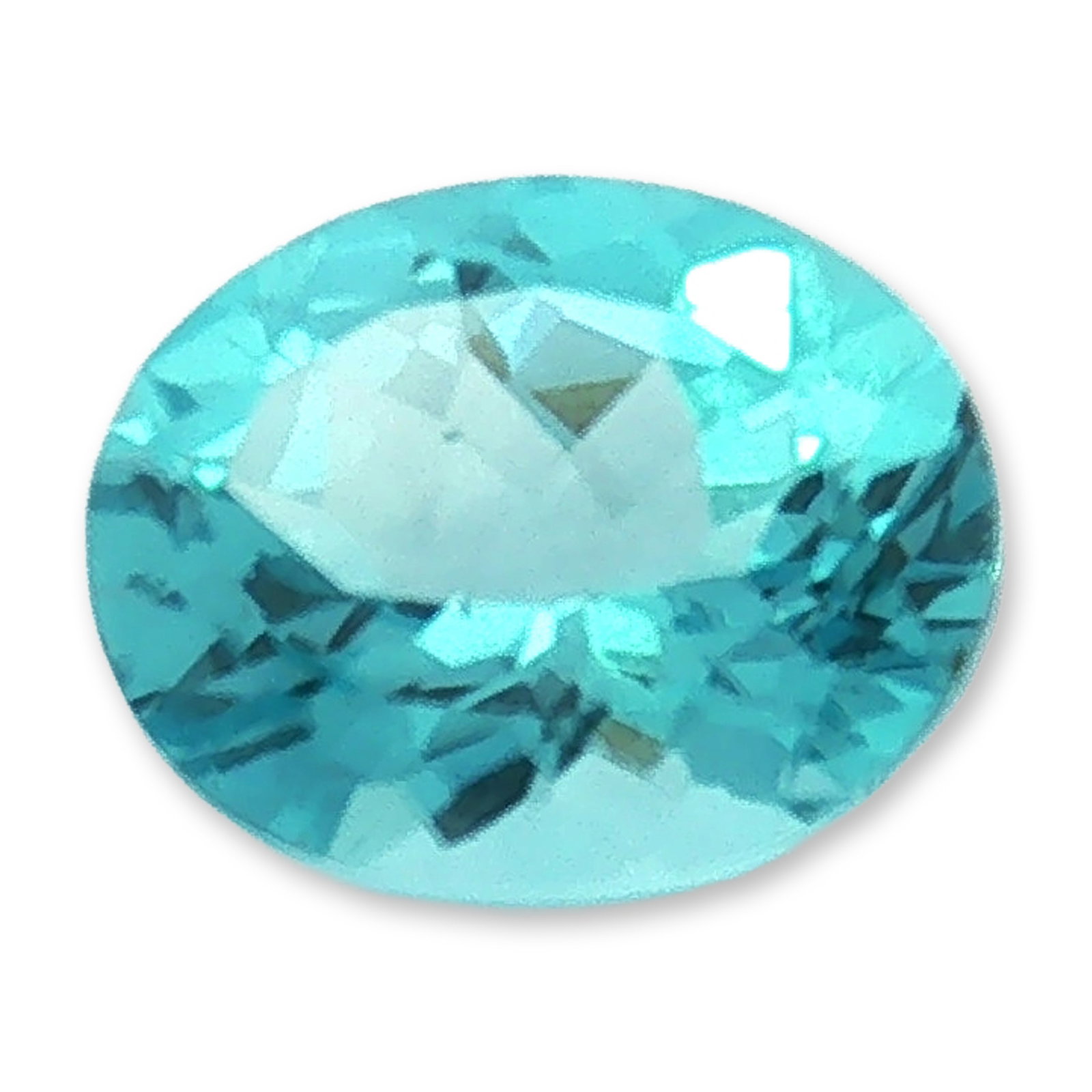 3.93ct Blue Apatite Gemstone: 3.93ct Blue Apatite measuring 11 x 9mm. It is a powerful crystal best known for clearing mental fog, boosting motivation, and enhancing communication. It is widely used to stimulate the throat and