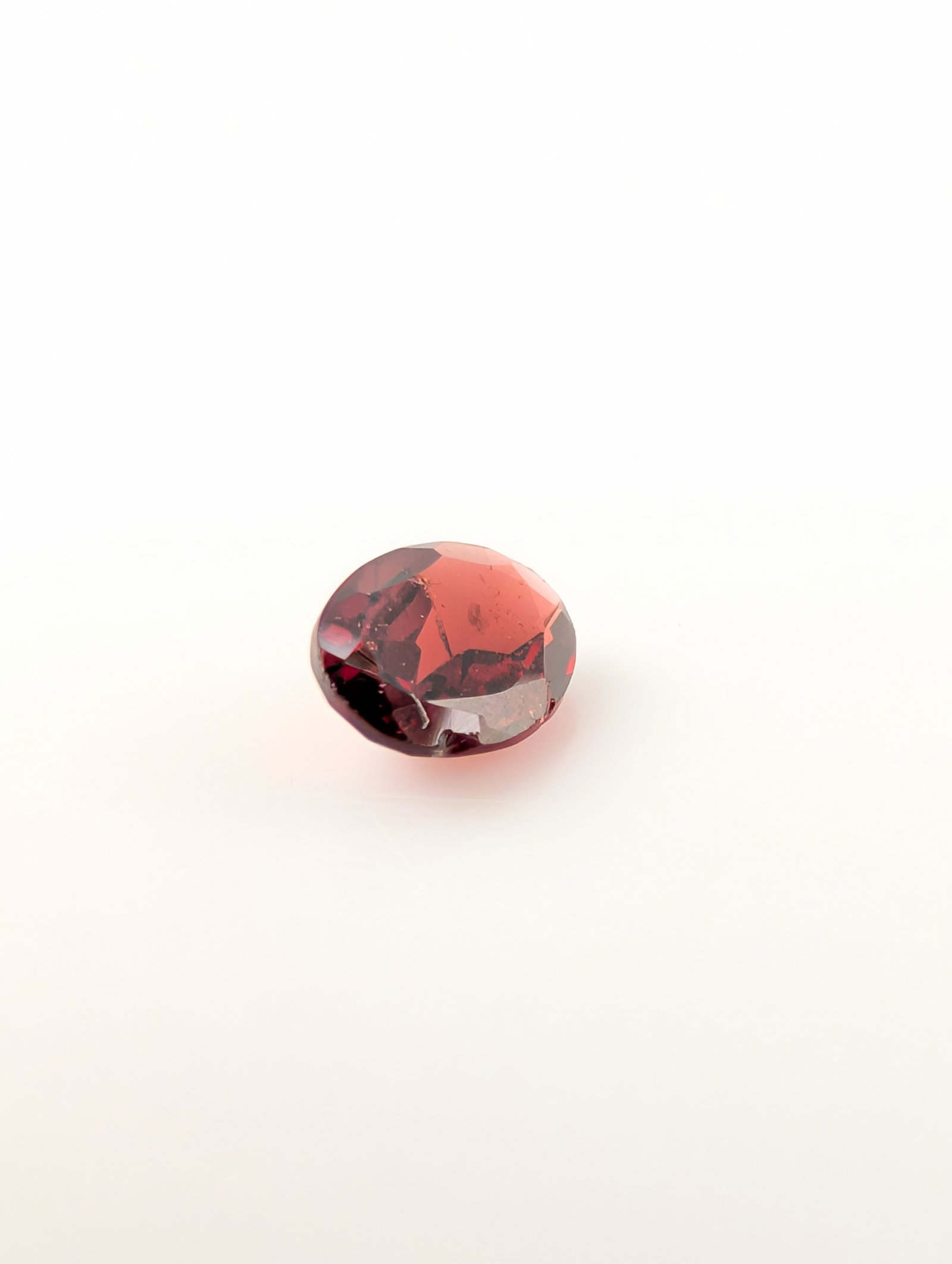 Oval Cut Red Garnet Gemstone - 4