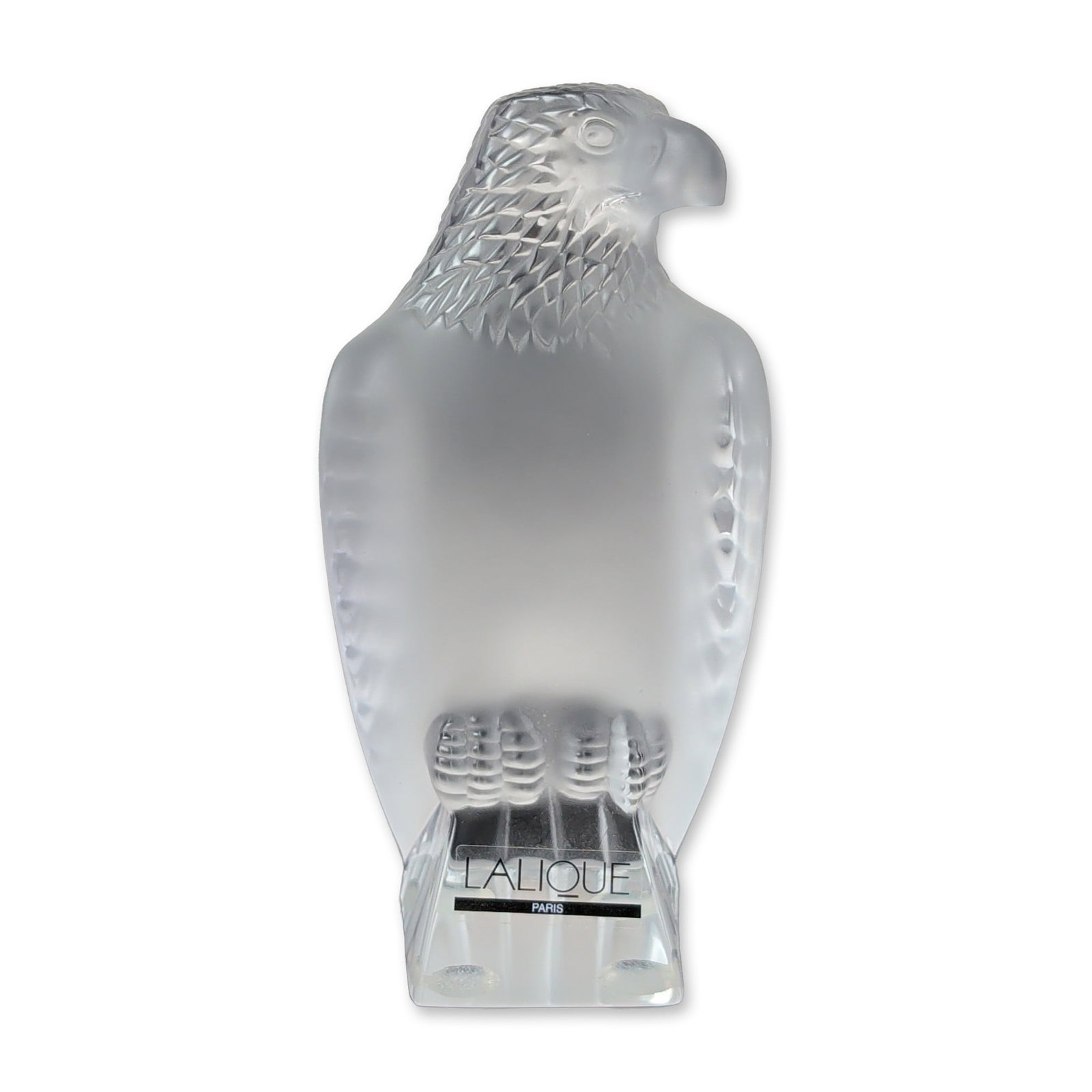 Lalique France Frosted Crystal Eagle Paperweight (1 of 6)