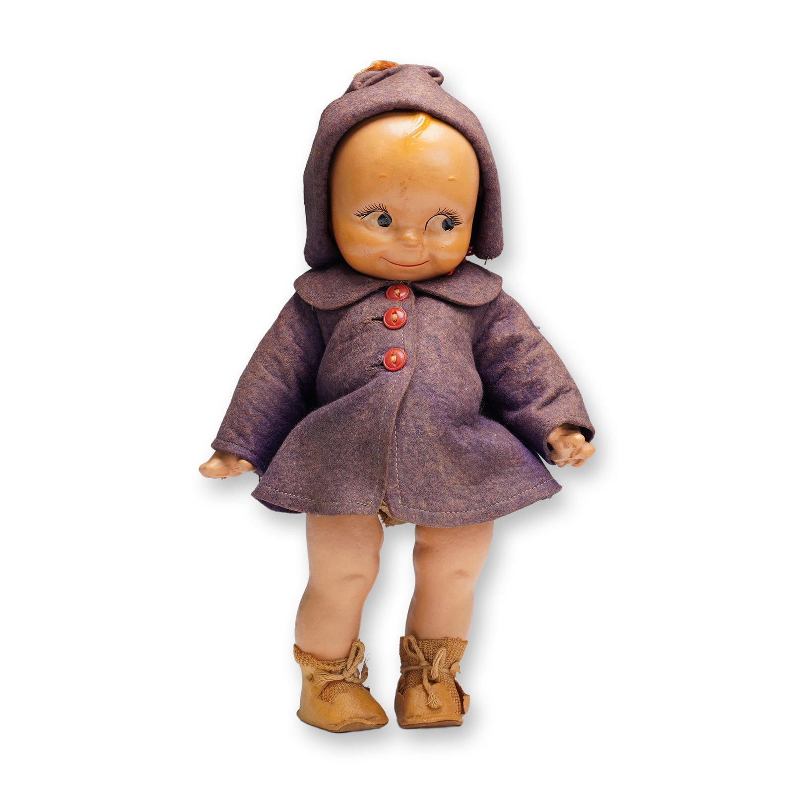 Kewpie Composition Doll in Blue Jacket (1 of 8)