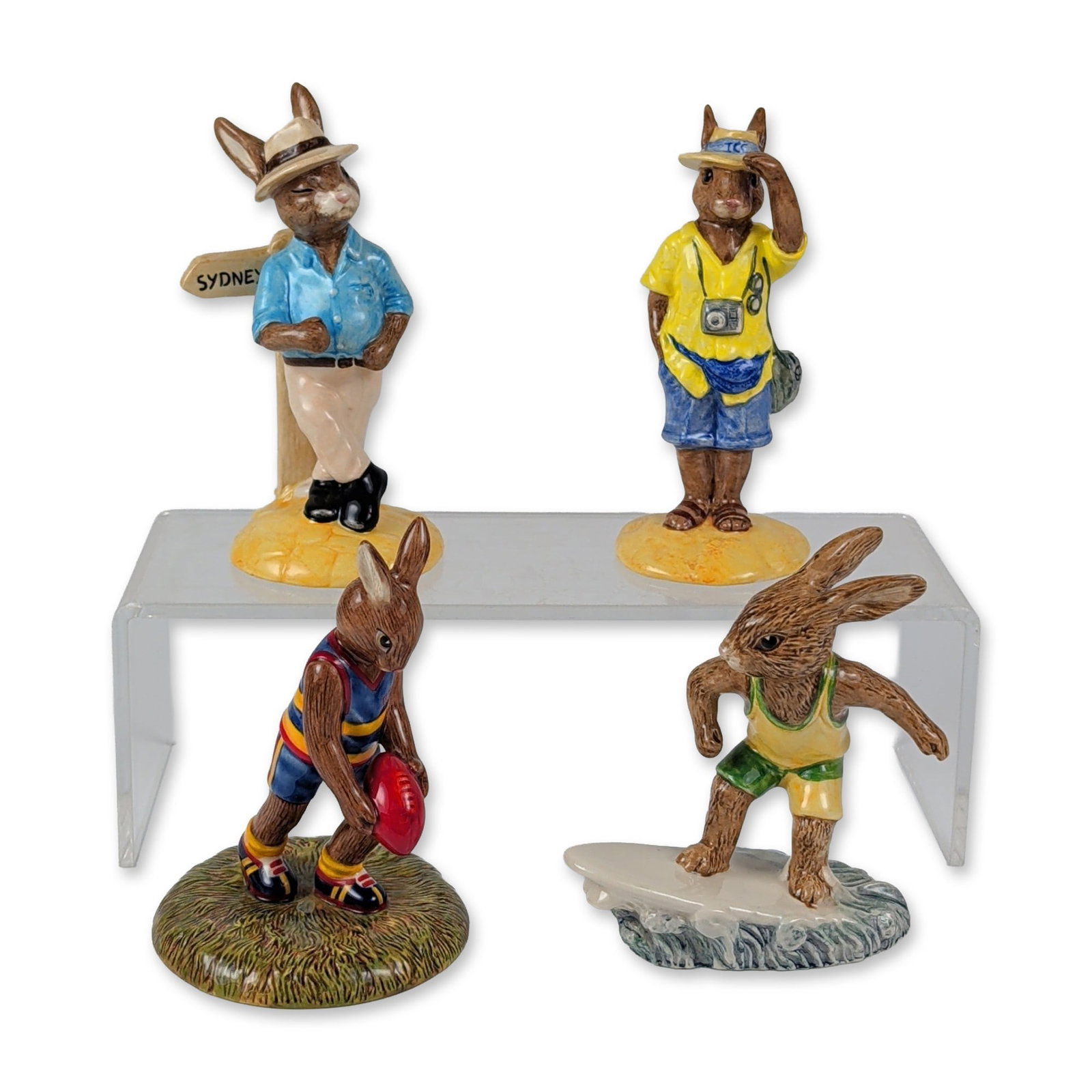 4pc Royal Doulton Australian Special Edition Regional Bunnykins Figurine Set (1 of 5)