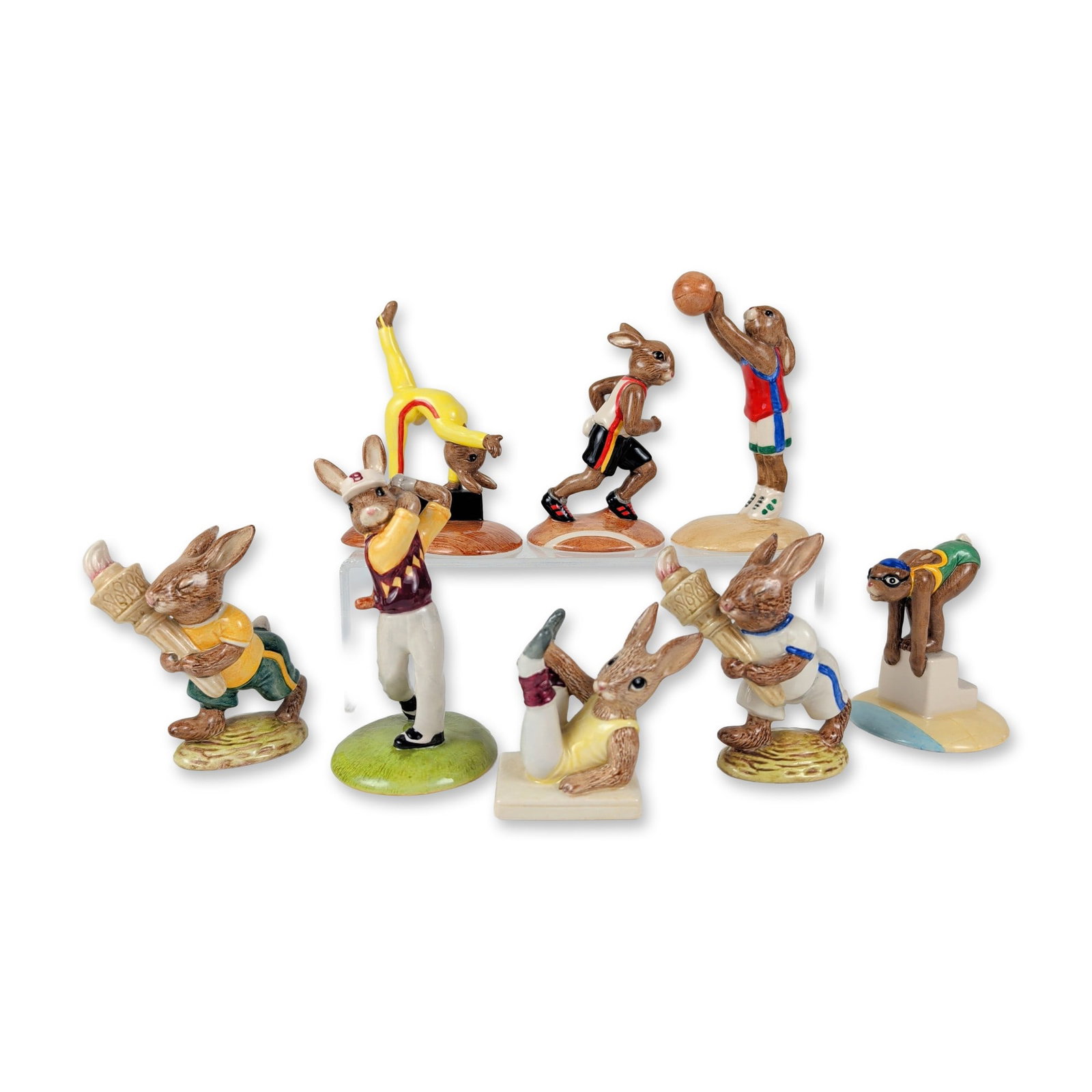 8pc Royal Doulton Bunnykins Games and Sports Figurine Collection (1 of 6)