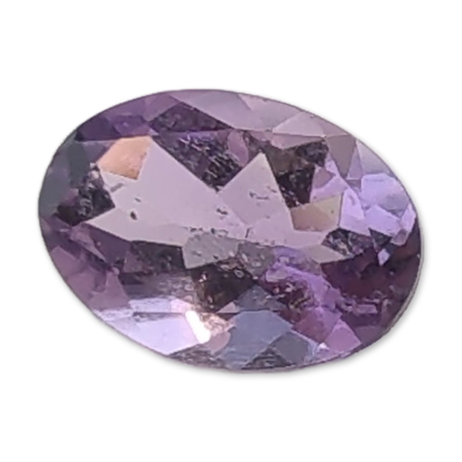 Loose Oval Faceted Amethyst Gemstone (1 of 3)