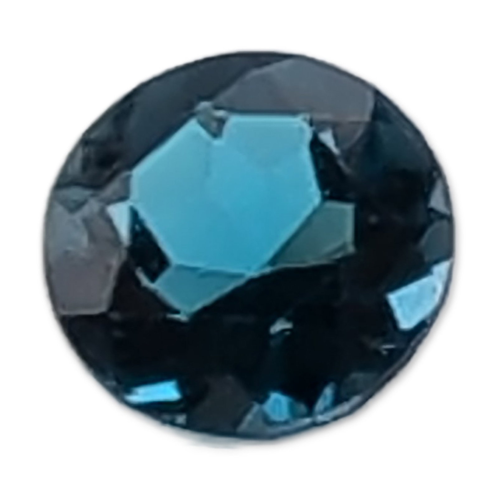 Round London Blue Topaz Gemstone (1 of 3)