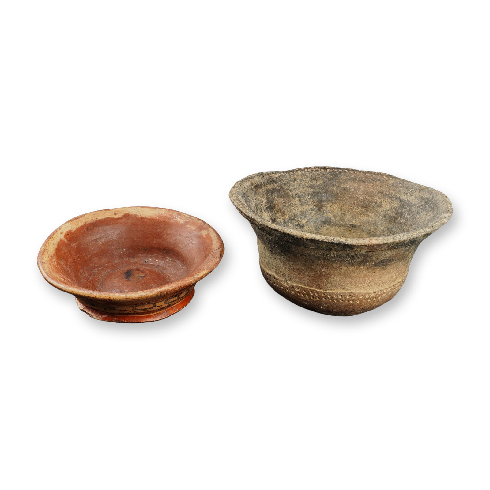 2pc Hand Crafted Ceramic Pottery Bowls (1 of 3)