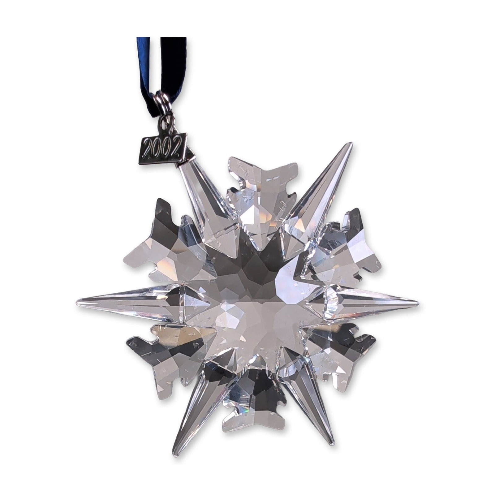 Swarovski 2002 Annual Edition Crystal Snowflake Ornament (1 of 3)