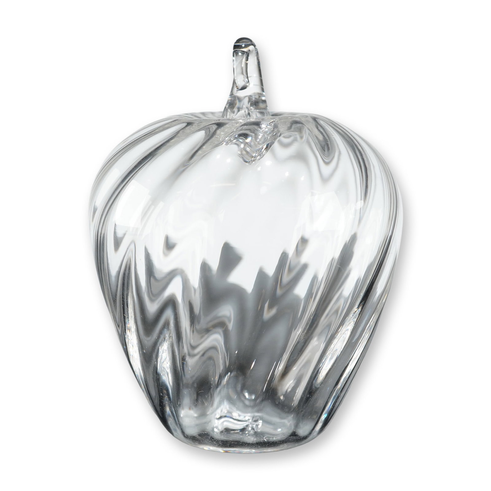 Crystal Holiday Apple Ornament / Paperweight (1 of 2)