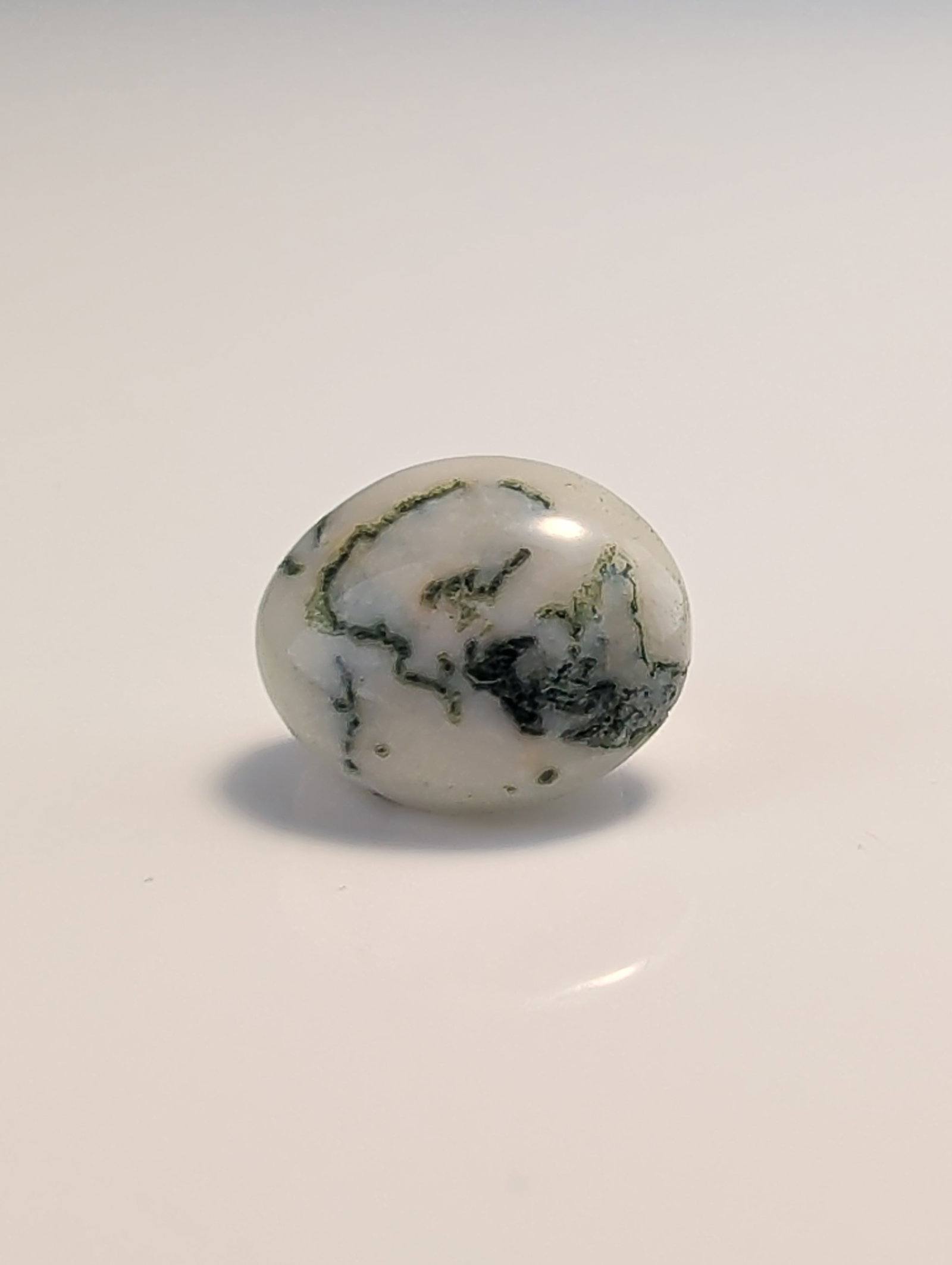 Moss Agate Oval Cabochon - 3