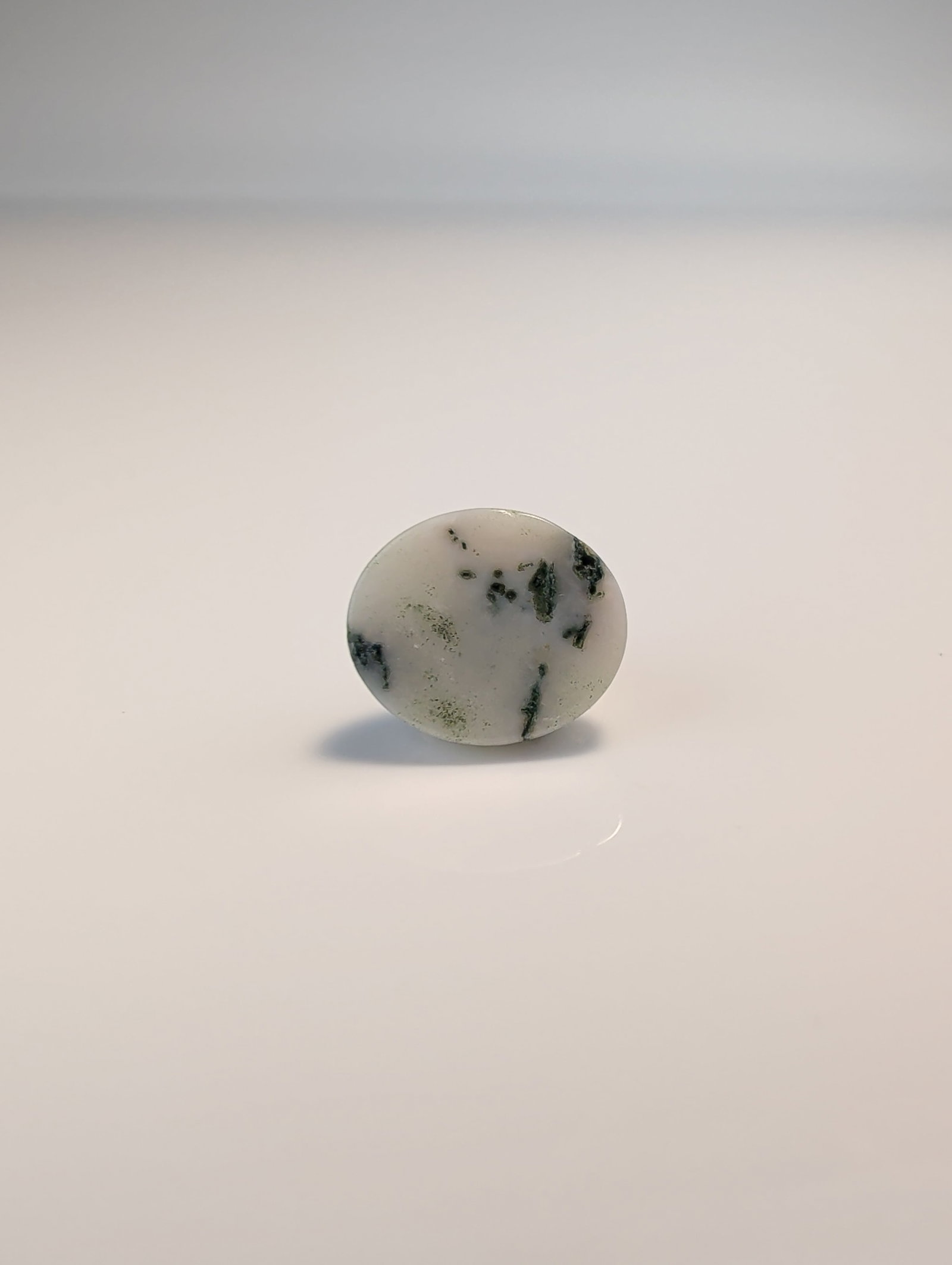 Moss Agate Oval Cabochon - 4